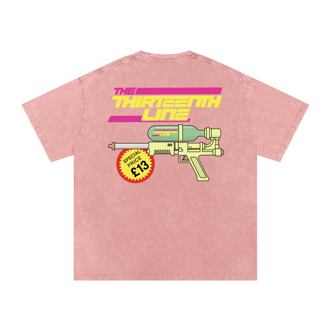 “SUPER SOAKED” Snow Washed Oversized Cotton T-Shirt - Image 8