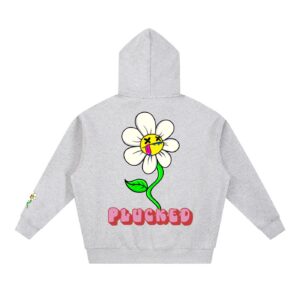 “PLUCKED” Essential Oversized Boxy Fit Fleece Hoodie
