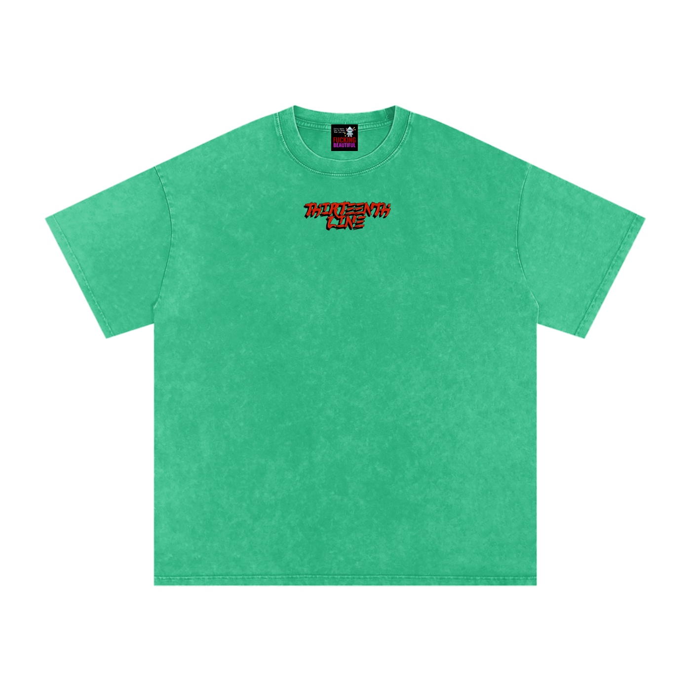“DRAGON” Snow Washed Oversized Cotton T-Shirt - Image 21
