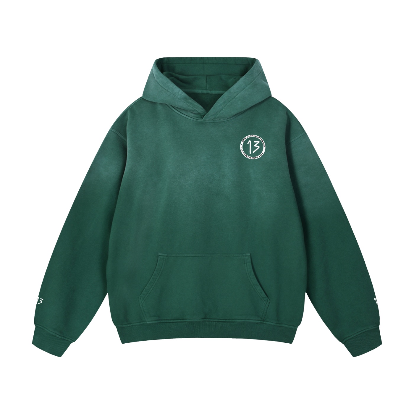 “SLAMMER” Heavyweight Sunfade Oversized Hoodie - Image 9