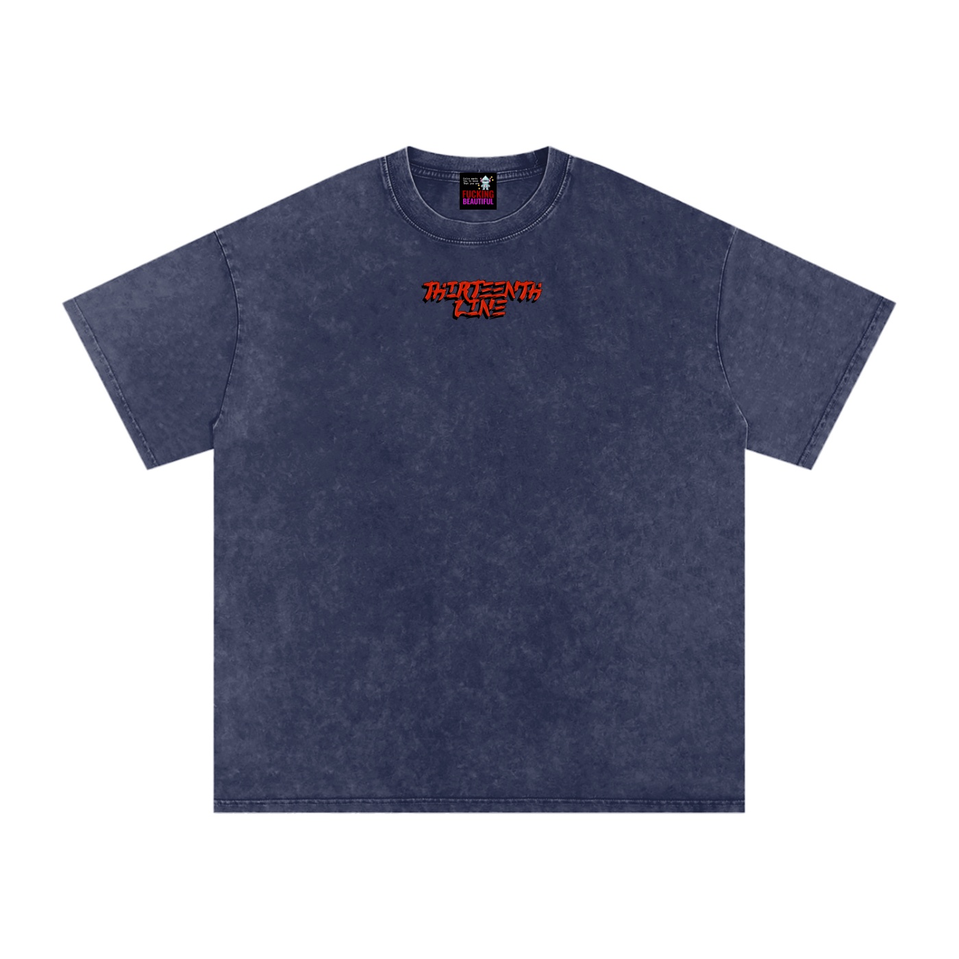 “DRAGON” Snow Washed Oversized Cotton T-Shirt - Image 25