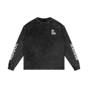 “SCARAB” Acid Wash Oversize Long Sleeve T-Shirt