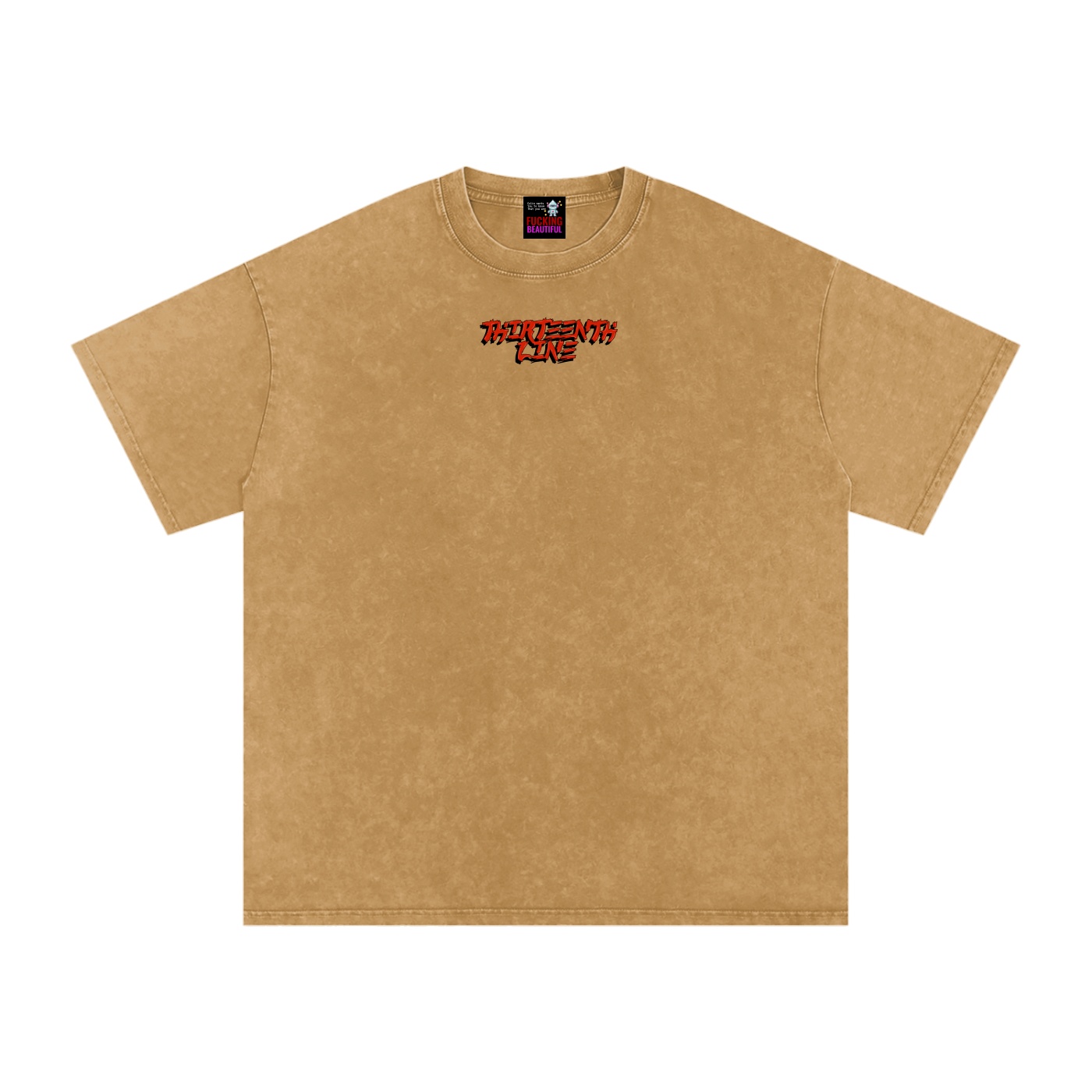 “DRAGON” Snow Washed Oversized Cotton T-Shirt - Image 39