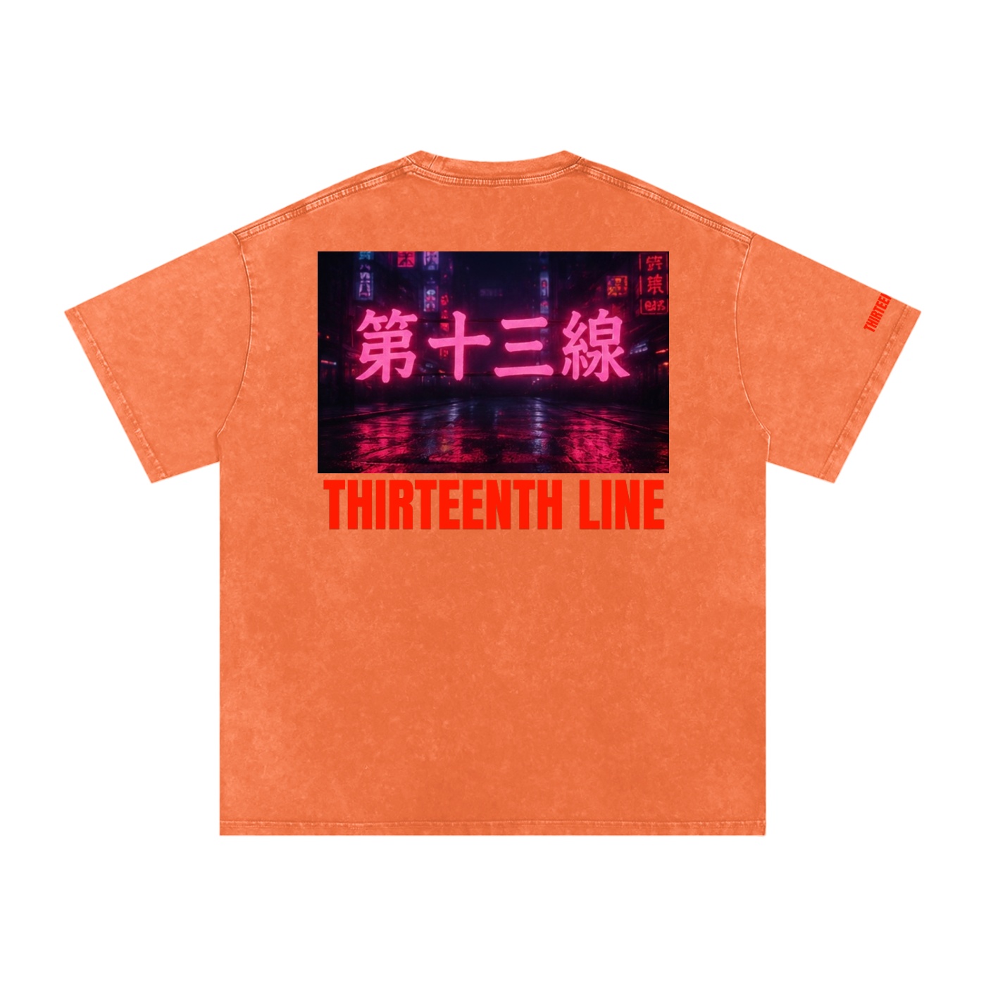 “NEON”Snow Washed Oversized Cotton T-Shirt - Image 26