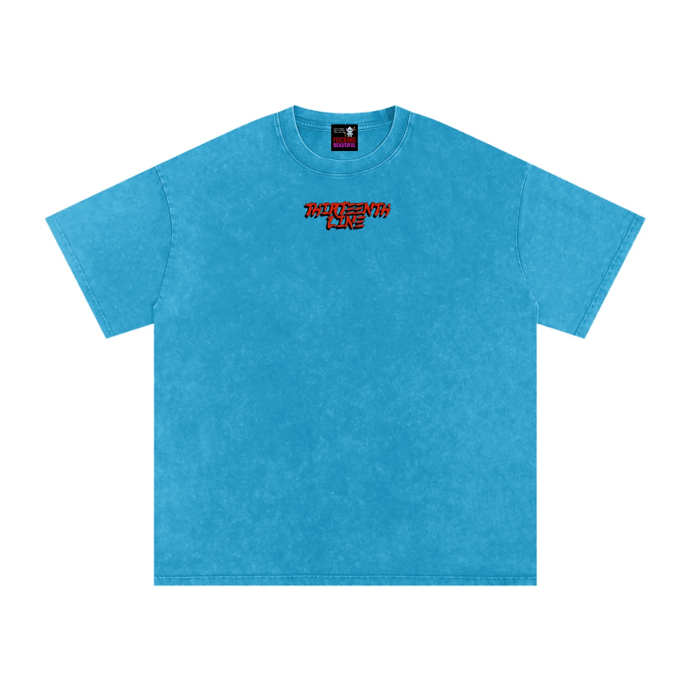 “DRAGON” Snow Washed Oversized Cotton T-Shirt - Image 41