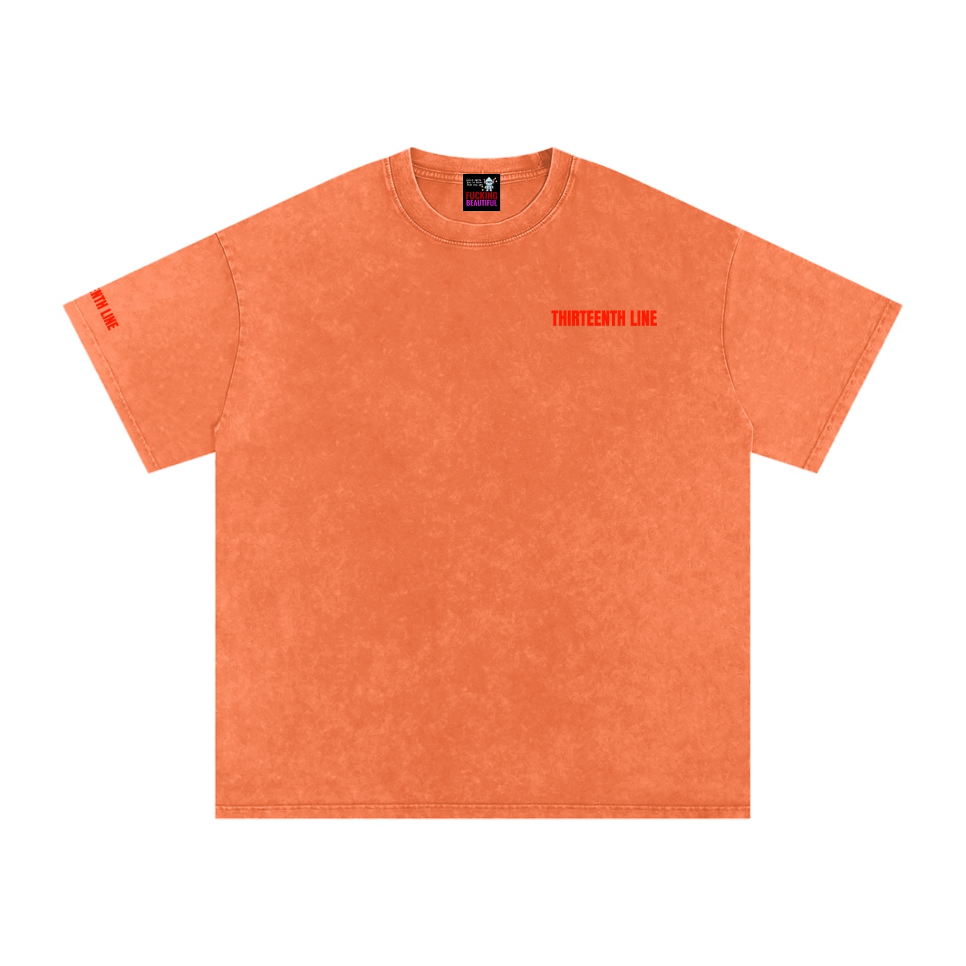 “NEON”Snow Washed Oversized Cotton T-Shirt - Image 25