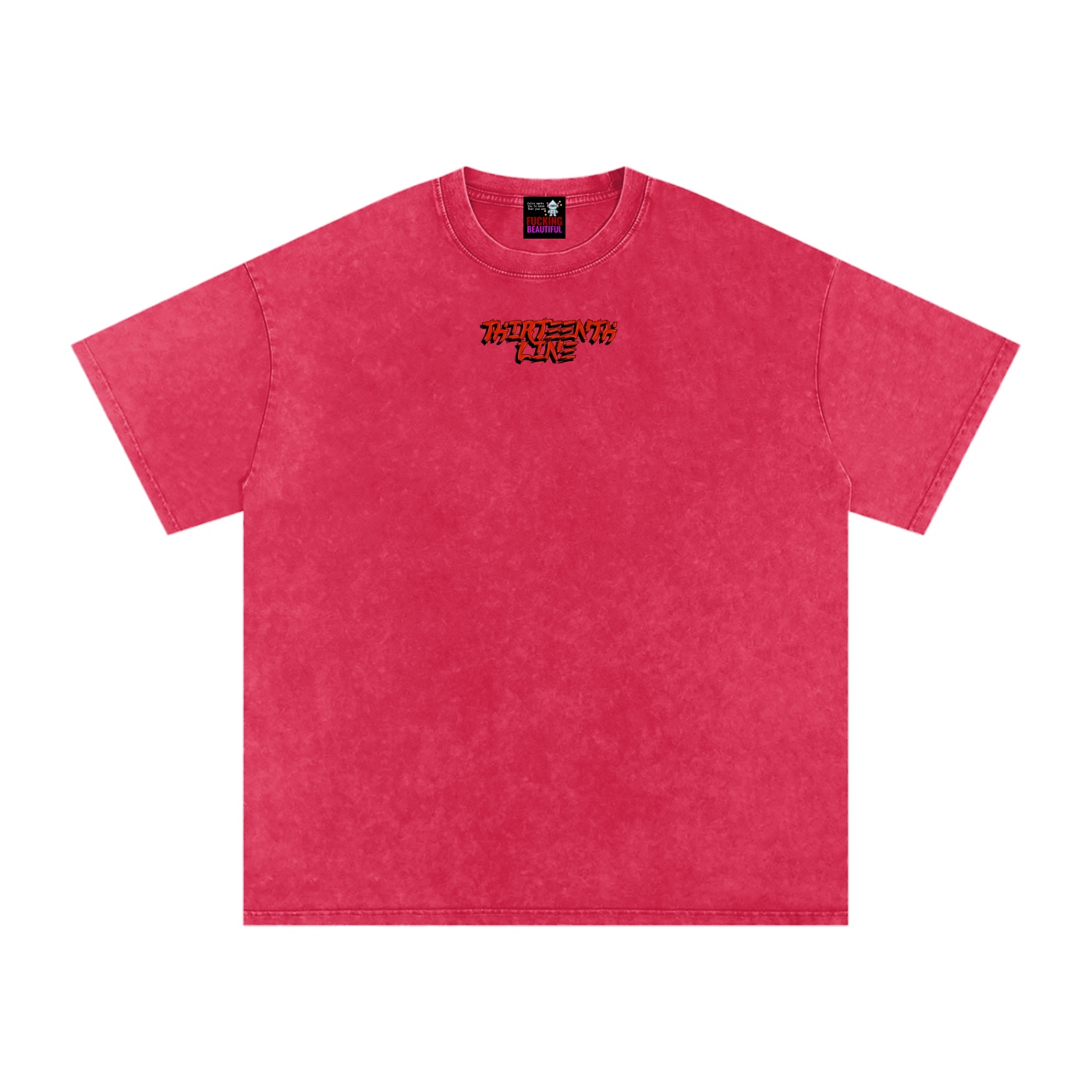 “DRAGON” Snow Washed Oversized Cotton T-Shirt - Image 45
