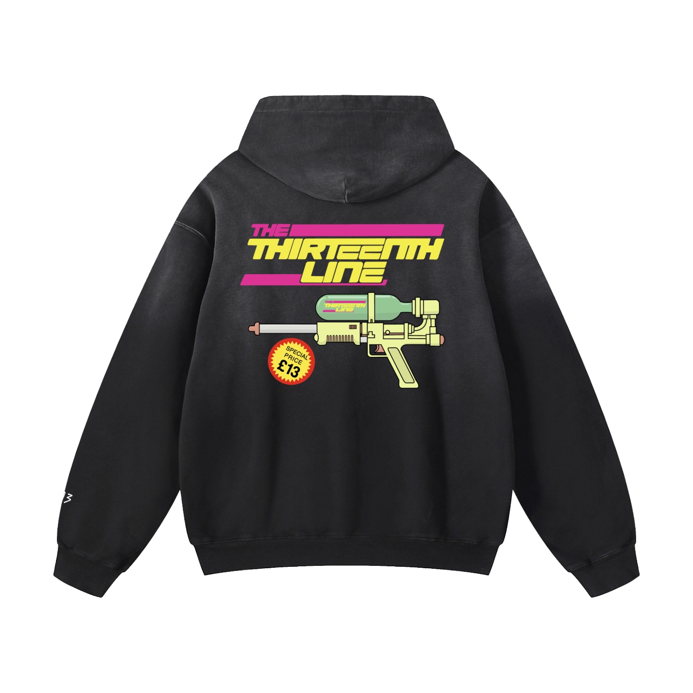 “SOAKER” Heavyweight Sunfade Oversized Hoodie - Image 2