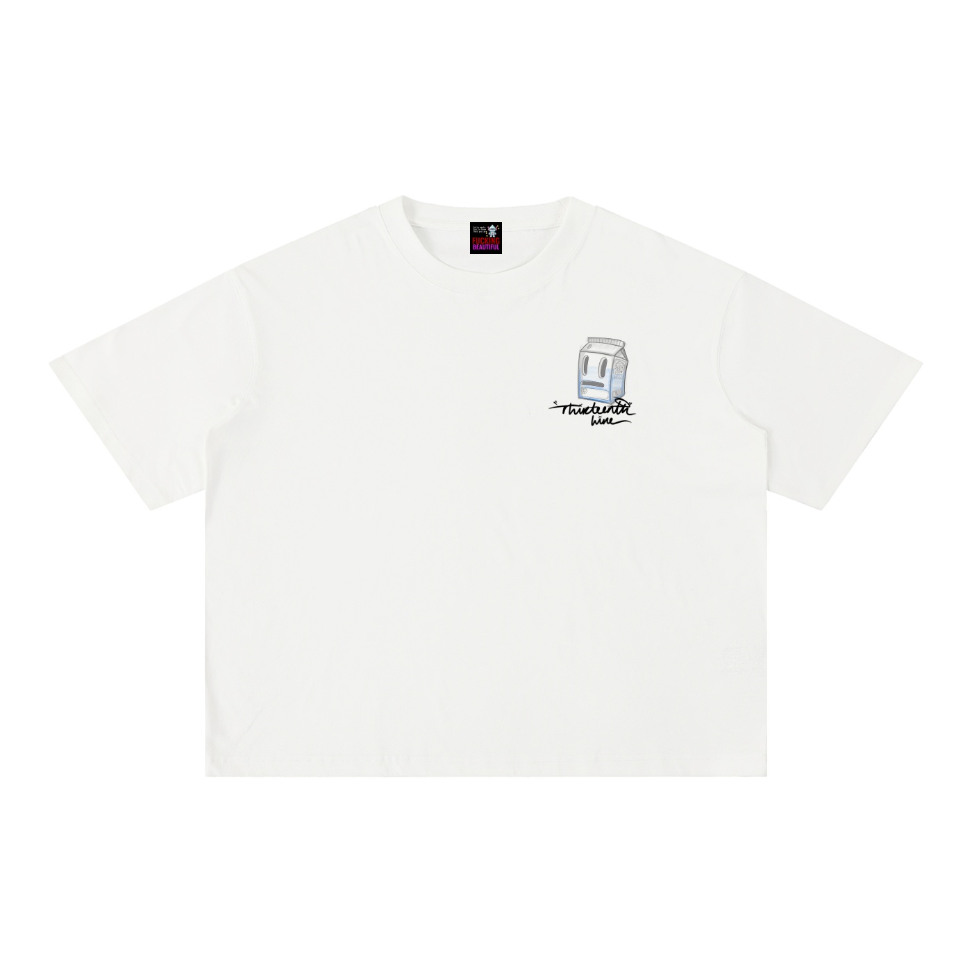 “MISSING” Mineral Wash Boxy Cotton T-Shirt - Image 17