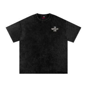 “SCARAB”Snow Washed Oversized Cotton T-Shirt