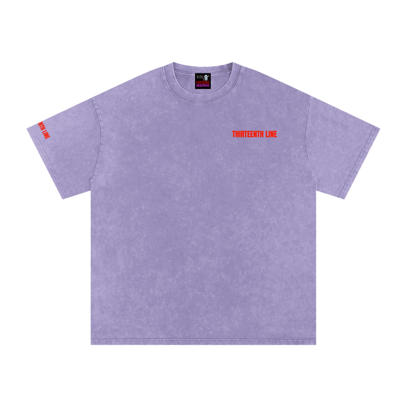 “NEON”Snow Washed Oversized Cotton T-Shirt - Image 29
