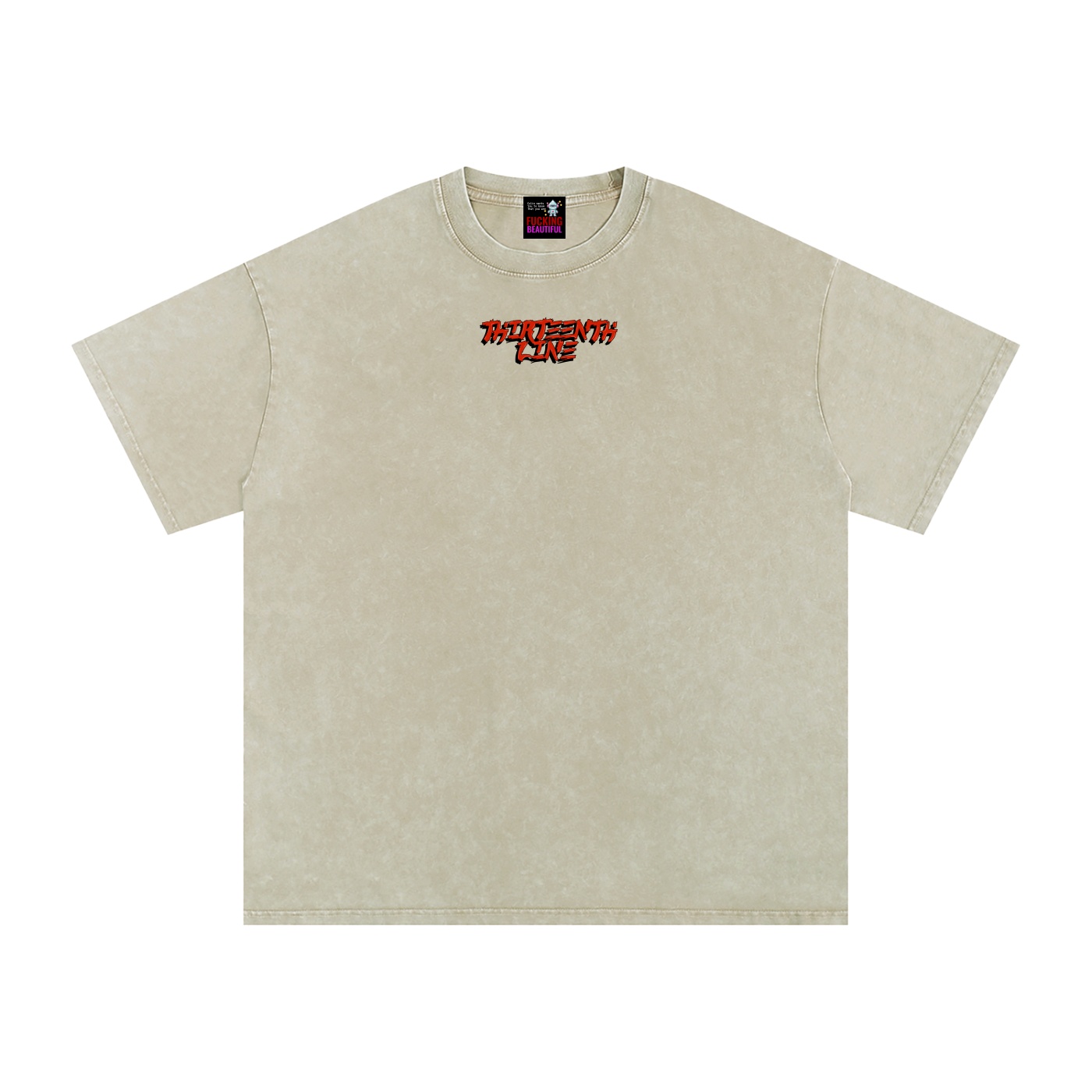 “DRAGON” Snow Washed Oversized Cotton T-Shirt - Image 23