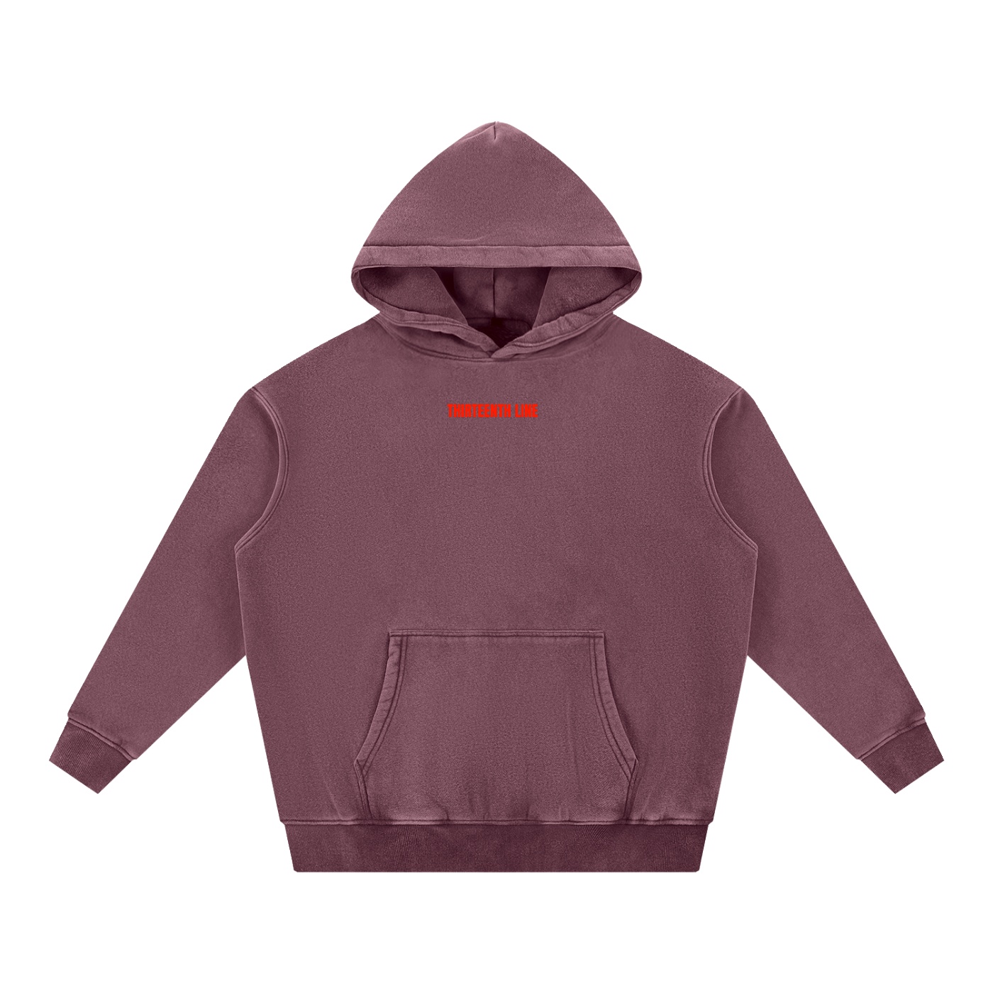 “NEON SIMON” Snow Wash Fleece Oversize Hoodie - Image 15