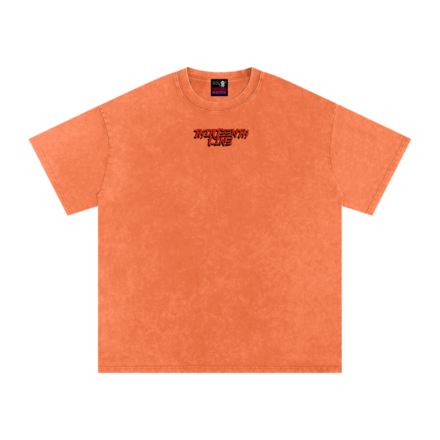 “DRAGON” Snow Washed Oversized Cotton T-Shirt - Image 13