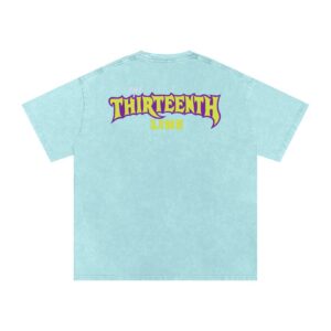 “MONSTER”Snow Washed Oversized Cotton T-Shirt