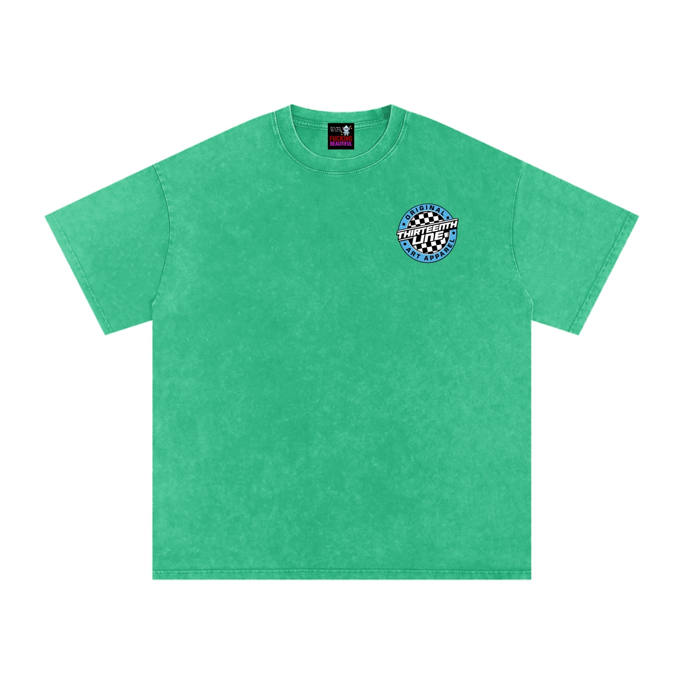 “SUPER SOAKED” Snow Washed Oversized Cotton T-Shirt