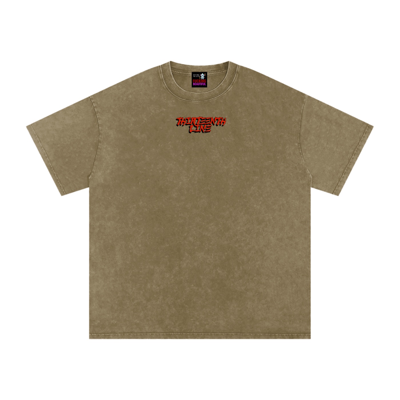 “DRAGON” Snow Washed Oversized Cotton T-Shirt - Image 29