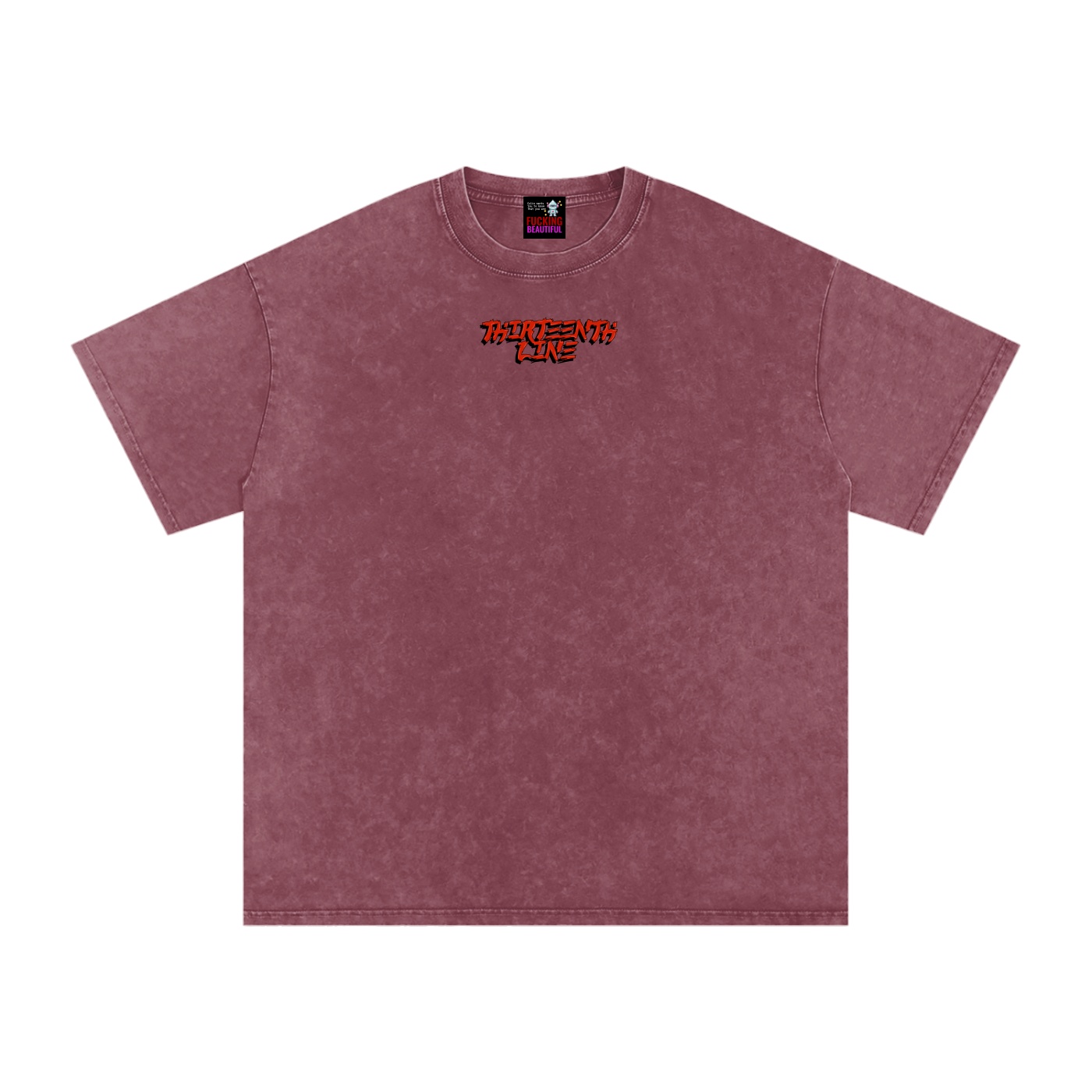 “DRAGON” Snow Washed Oversized Cotton T-Shirt - Image 17