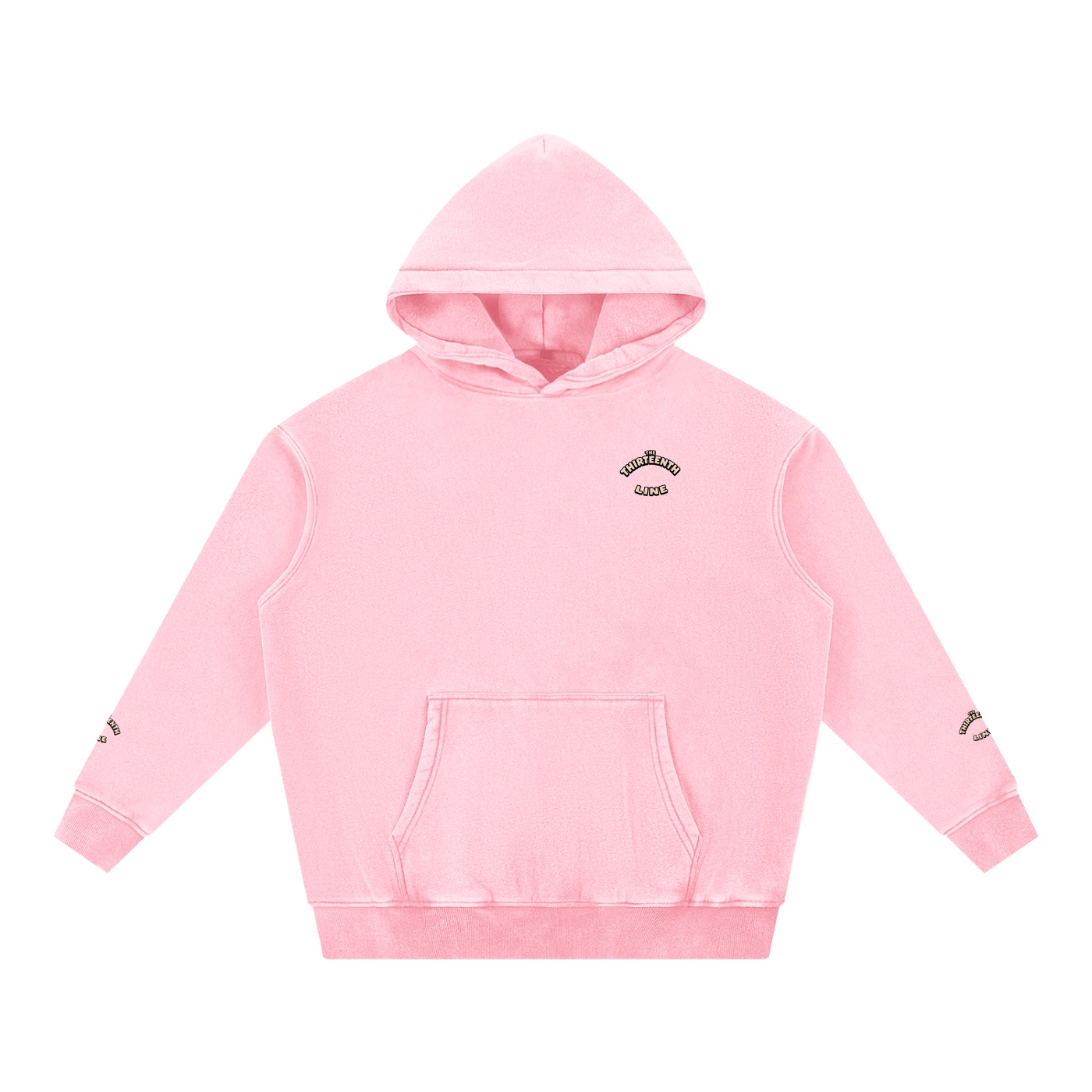 “SHERIFF BOTTLE BRAIN” Snow Wash Fleece Oversize Hoodie - Image 17
