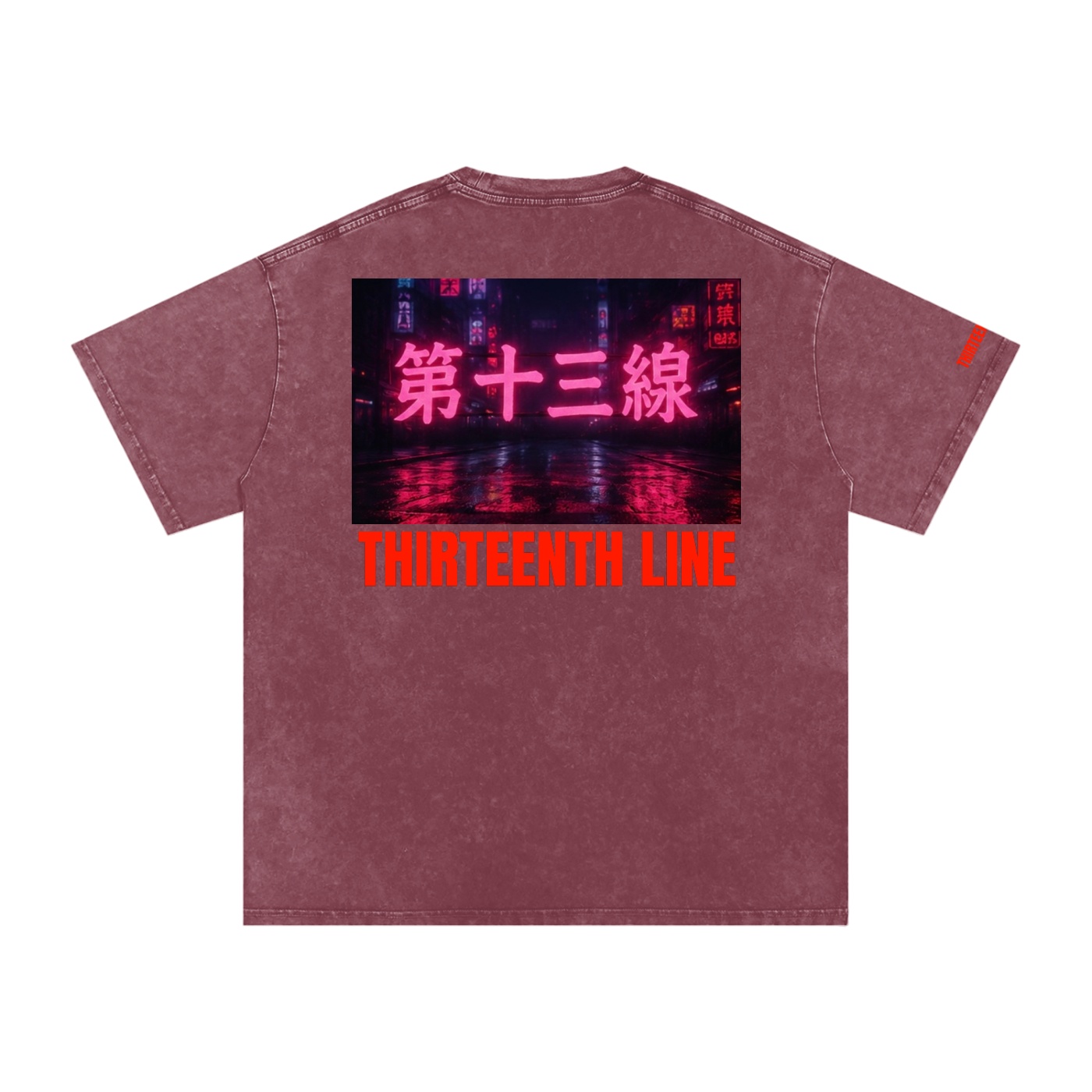 “NEON”Snow Washed Oversized Cotton T-Shirt - Image 22