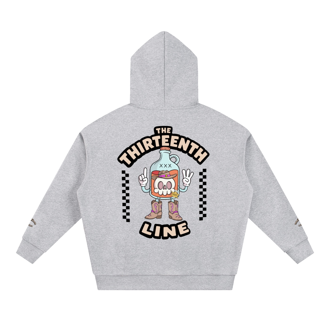 “SHERIFF BOTTLE BRAIN” Essential Heavyweight Hoodie - Image 8