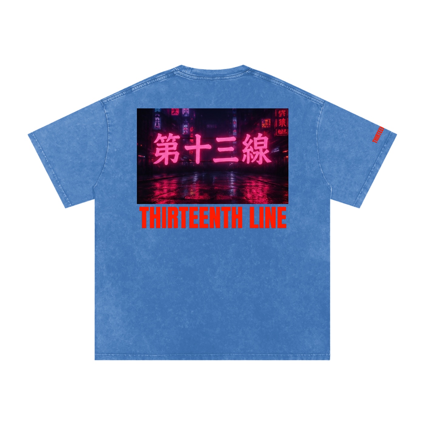 “NEON”Snow Washed Oversized Cotton T-Shirt - Image 20