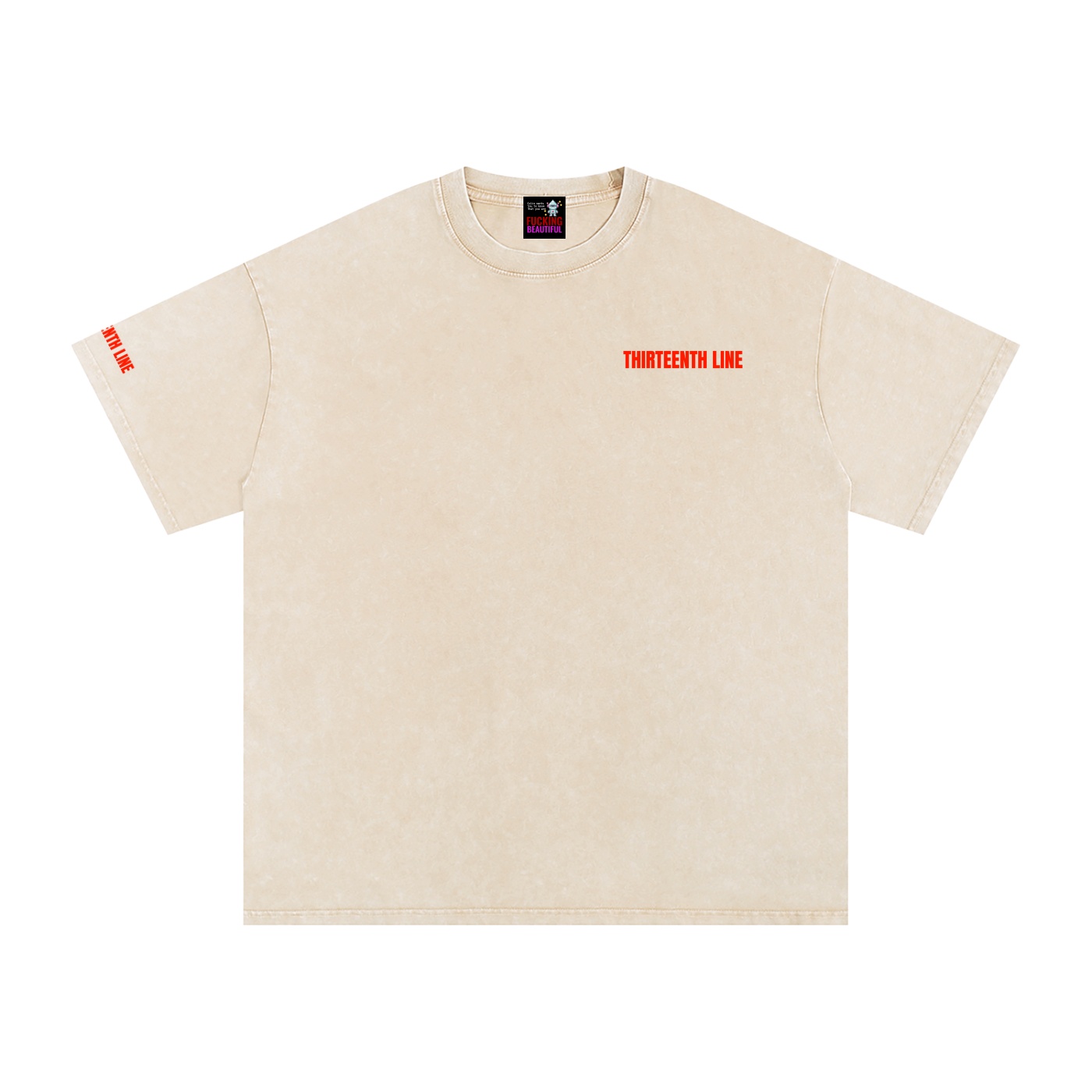 “NEON”Snow Washed Oversized Cotton T-Shirt - Image 33