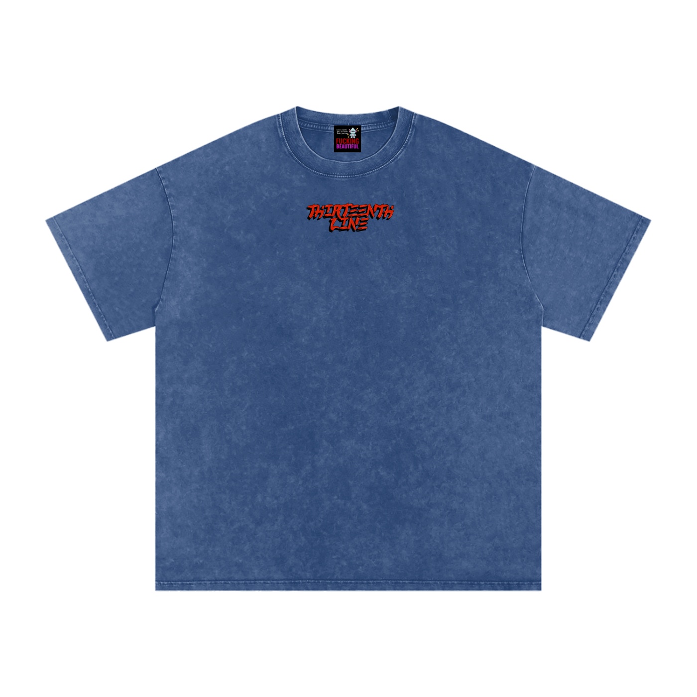 “DRAGON” Snow Washed Oversized Cotton T-Shirt - Image 35