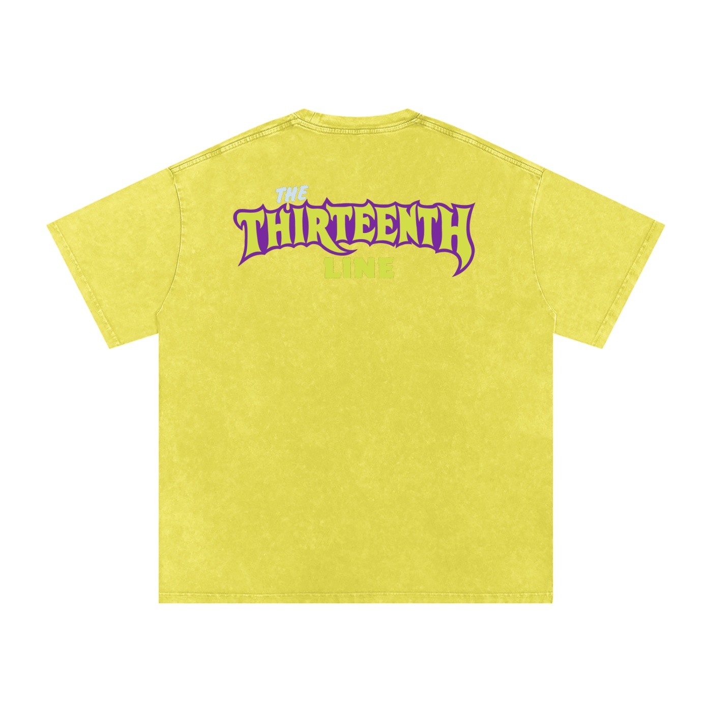 “MONSTER”Snow Washed Oversized Cotton T-Shirt - Image 44