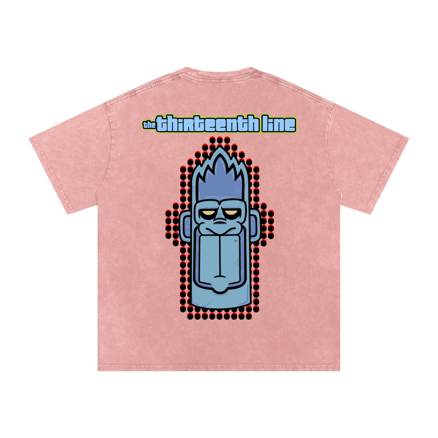 “MONKEY 13” Snow Washed Oversized Cotton T-Shirt - Image 48