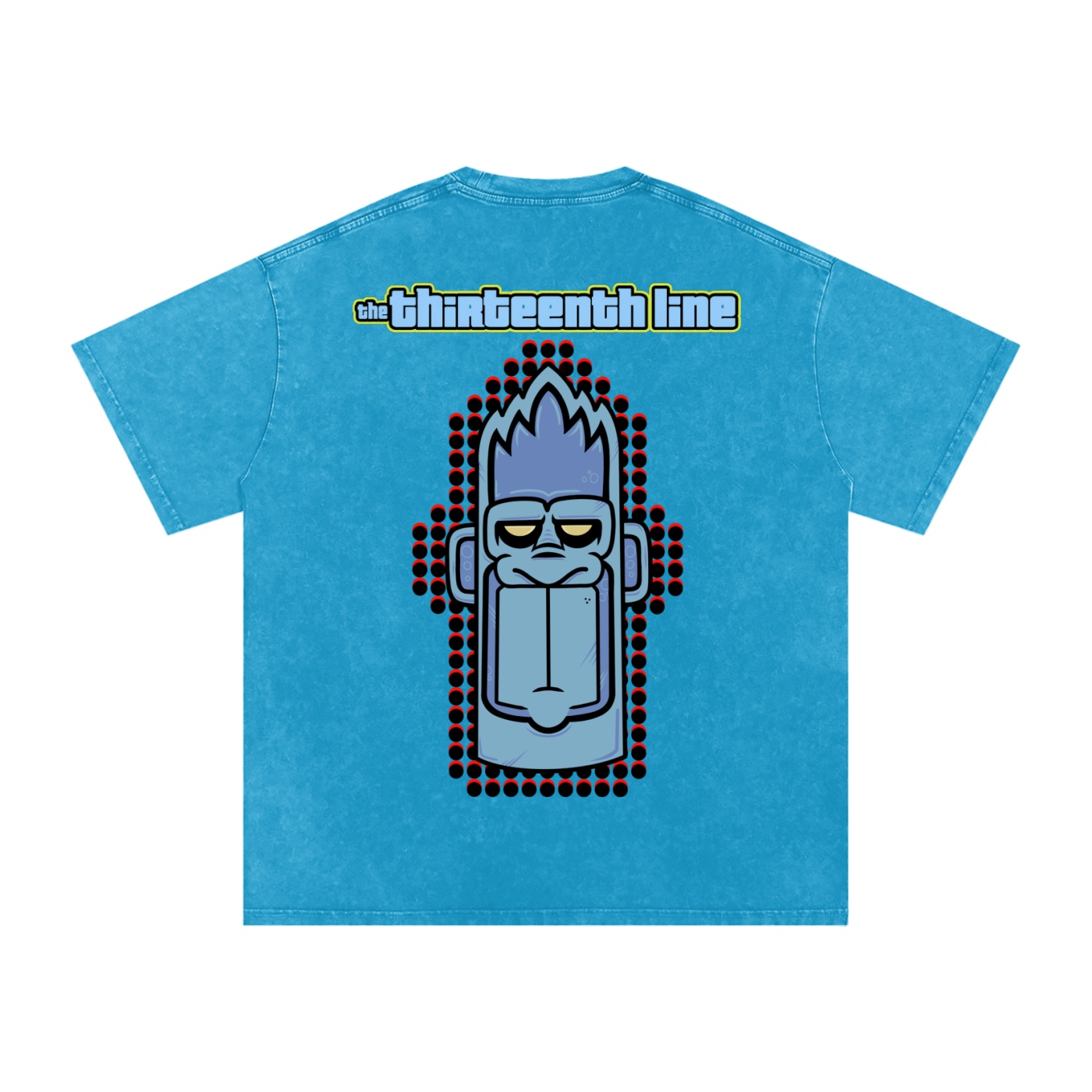 “MONKEY 13” Snow Washed Oversized Cotton T-Shirt - Image 42