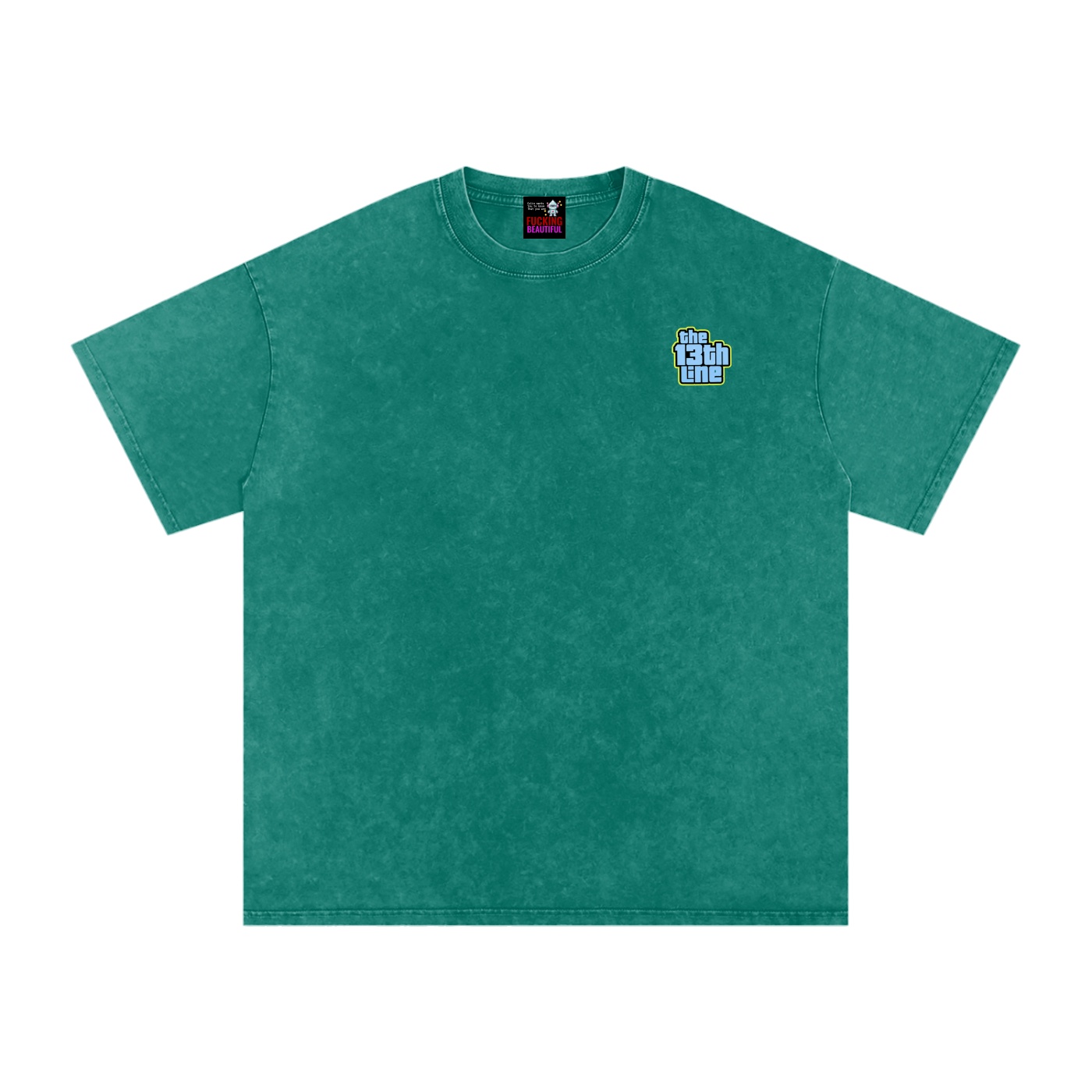 “MONKEY 13” Snow Washed Oversized Cotton T-Shirt - Image 31