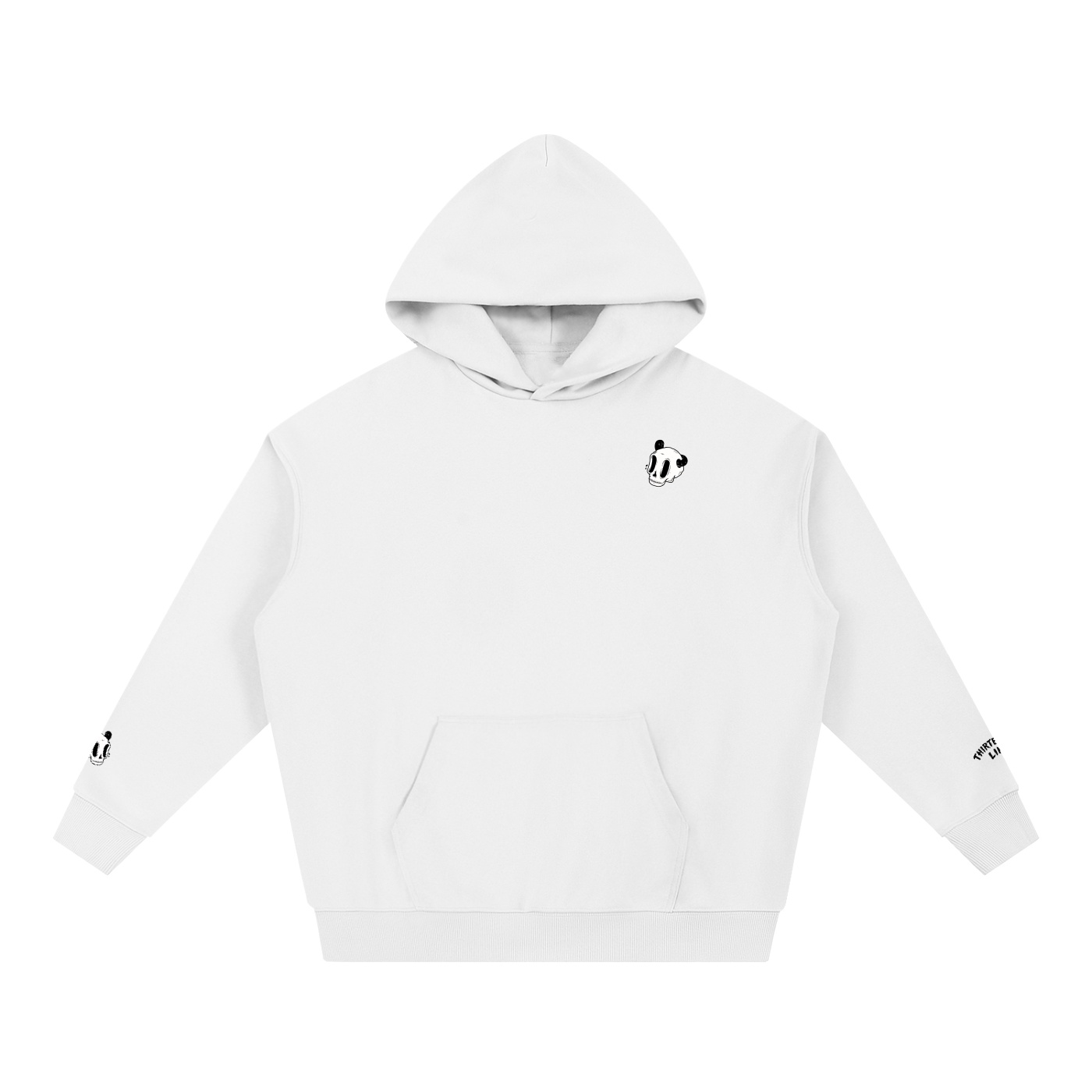 “SKULL WORM” Essential Heavyweight Hoodie - Image 3