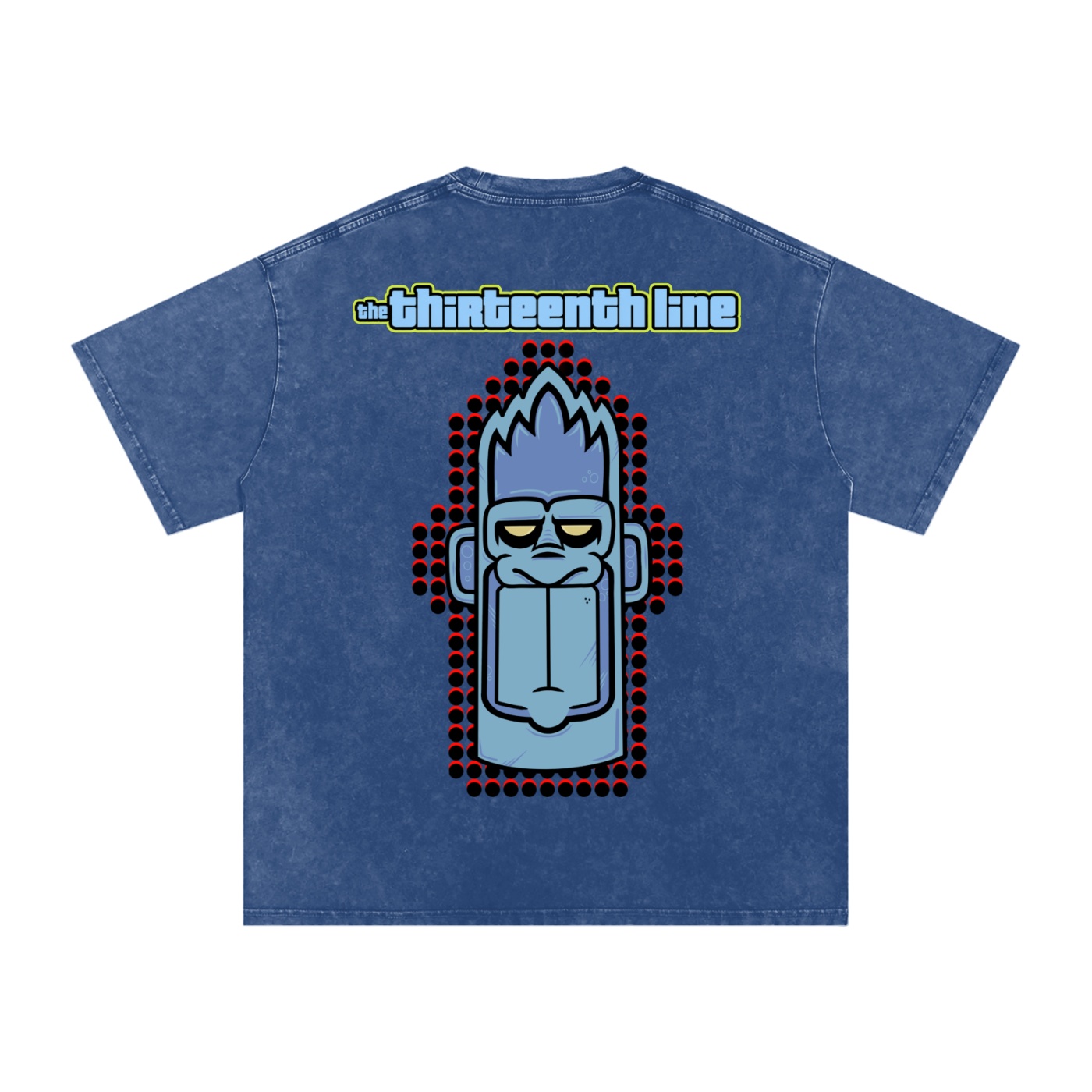 “MONKEY 13” Snow Washed Oversized Cotton T-Shirt - Image 38