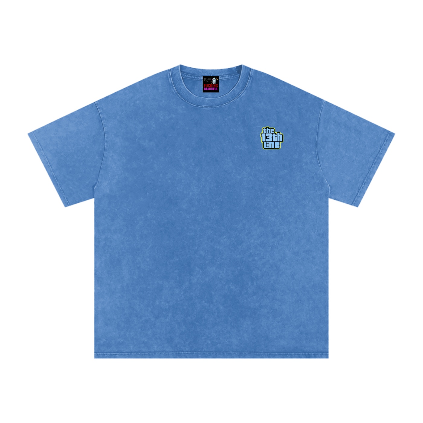 “MONKEY 13” Snow Washed Oversized Cotton T-Shirt - Image 19