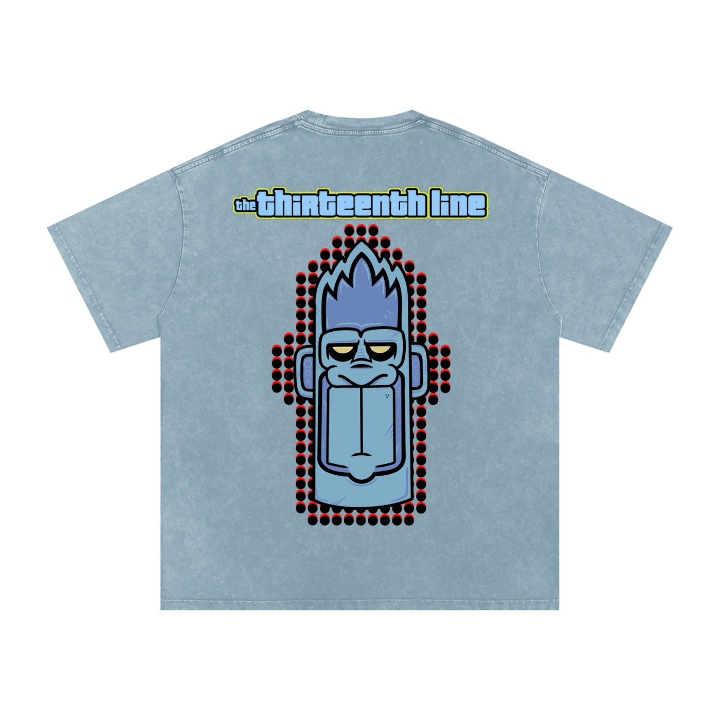 “MONKEY 13” Snow Washed Oversized Cotton T-Shirt - Image 34