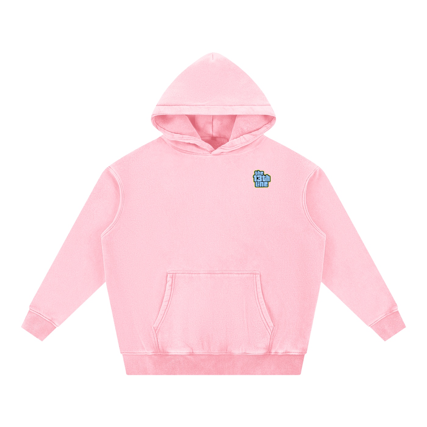 “MONKEY 13”Snow Wash Fleece Oversize Hoodie - Image 17