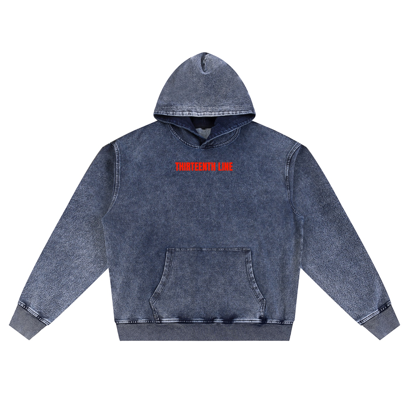 “NEON”Snow Wash Oversized Hoodie - Image 5