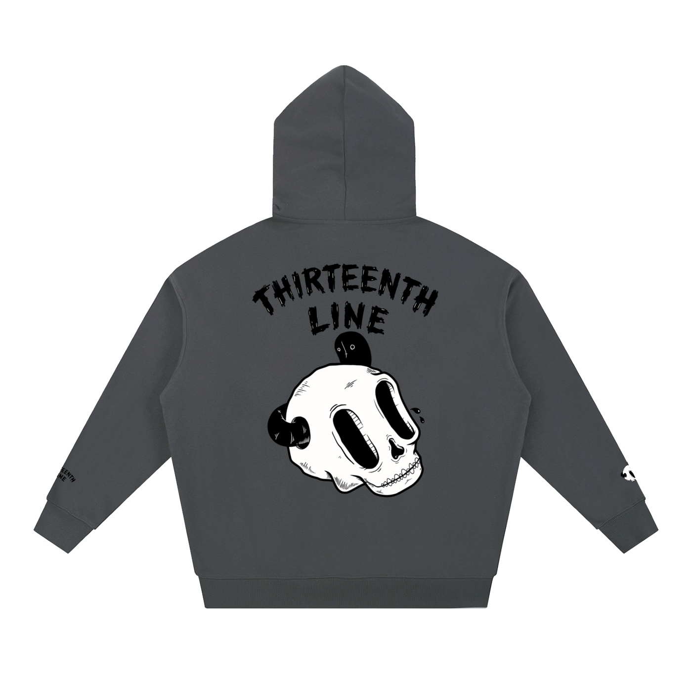 “SKULL WORM” Essential Heavyweight Hoodie - Image 18