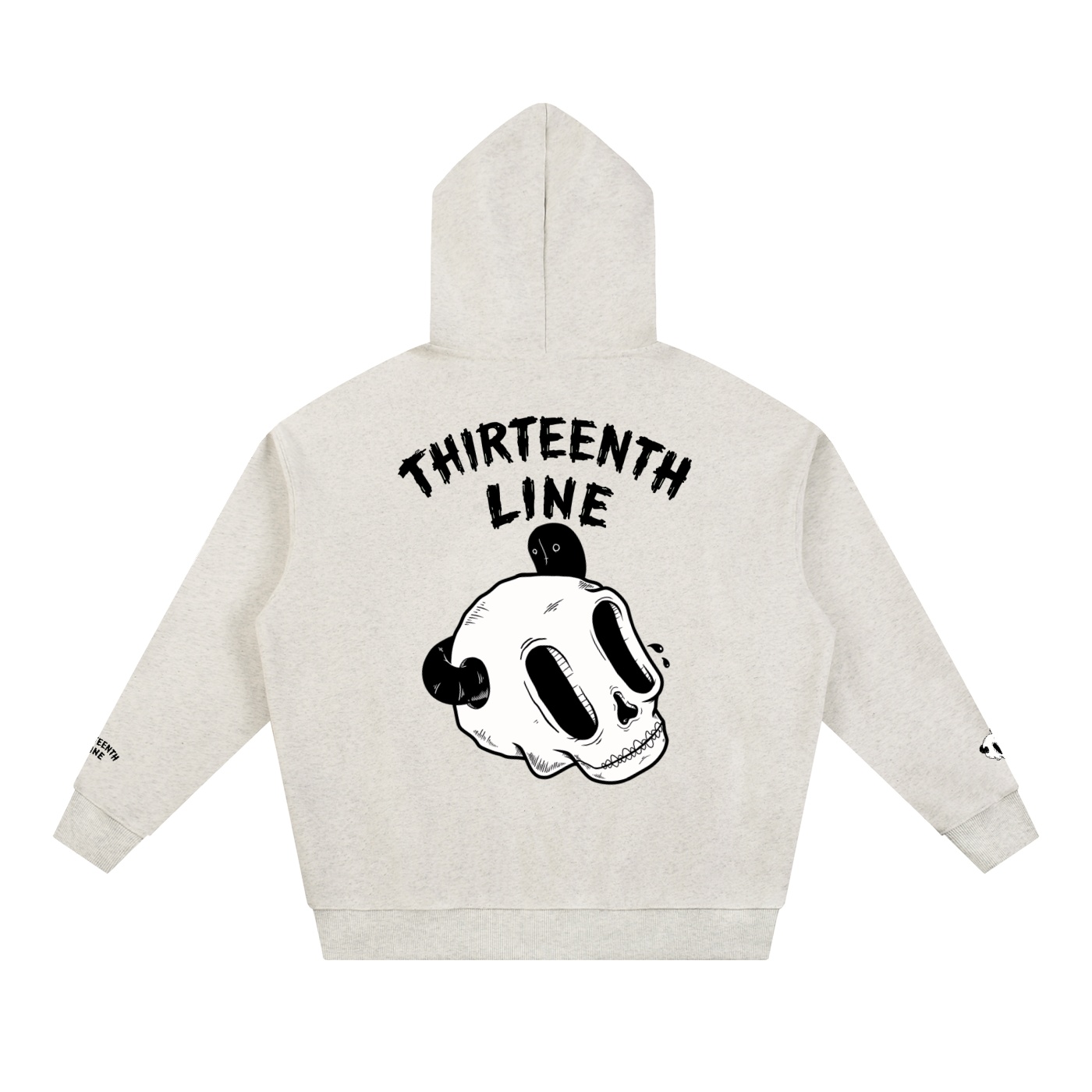 “SKULL WORM” Essential Heavyweight Hoodie - Image 6