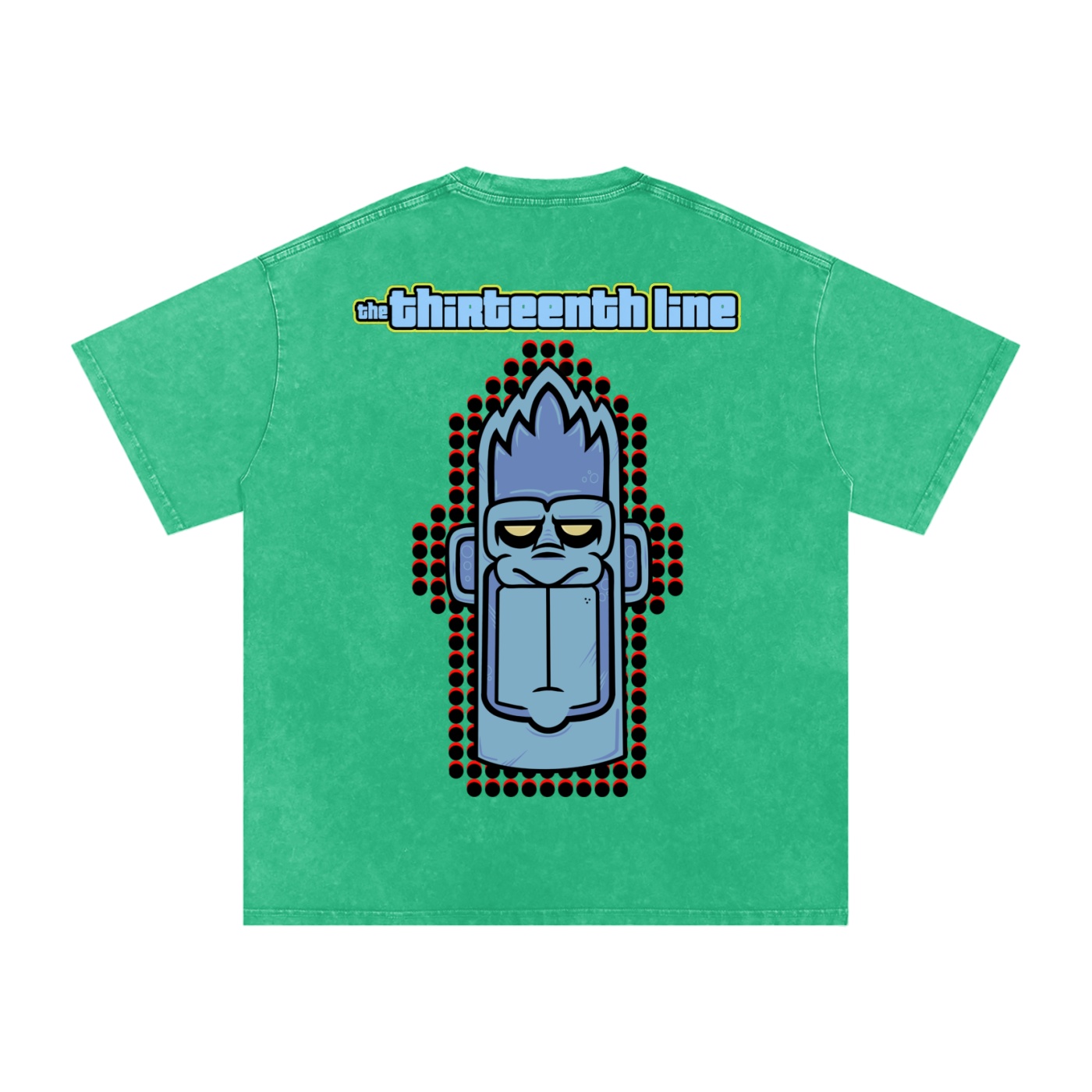 “MONKEY 13” Snow Washed Oversized Cotton T-Shirt - Image 22