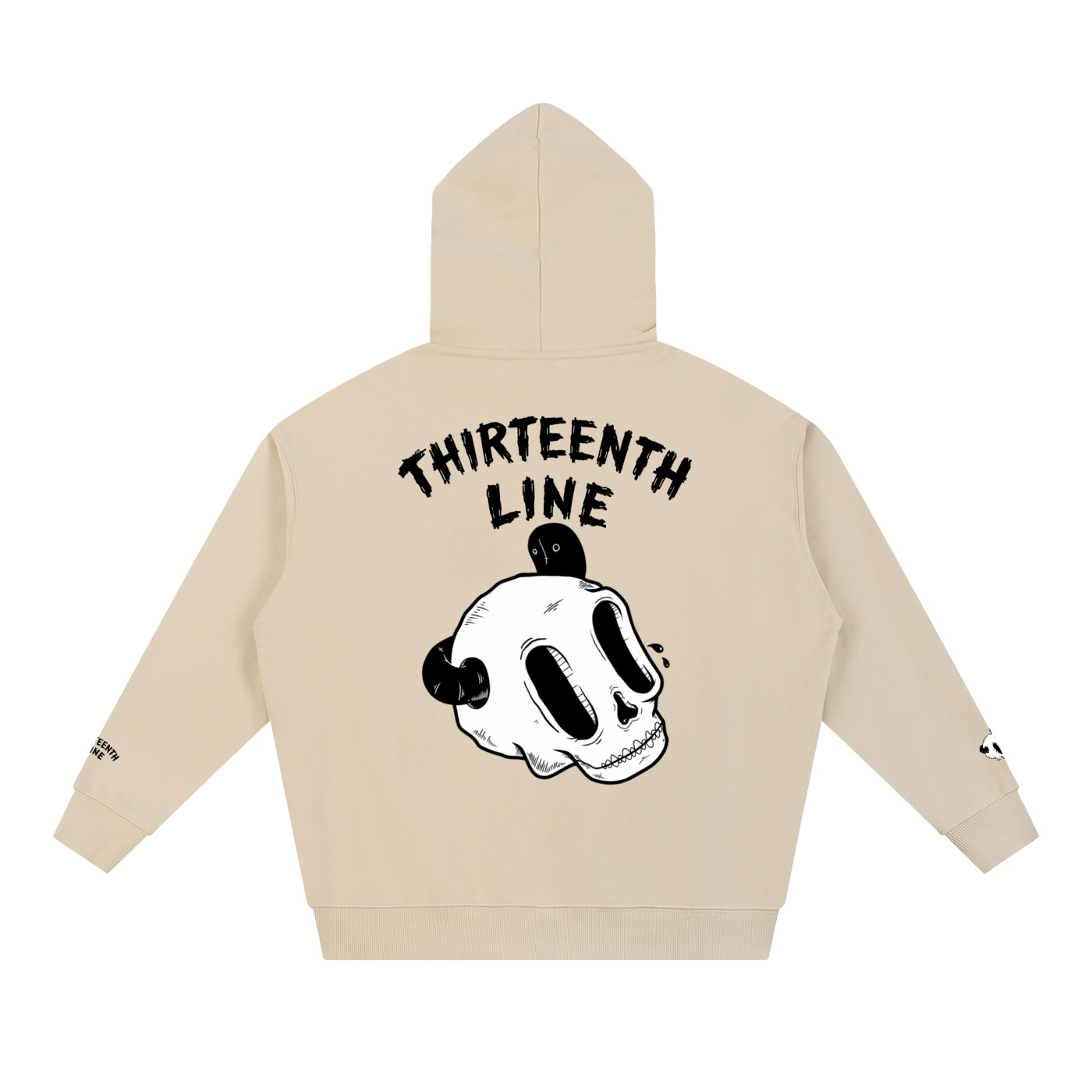 “SKULL WORM” Essential Heavyweight Hoodie - Image 16