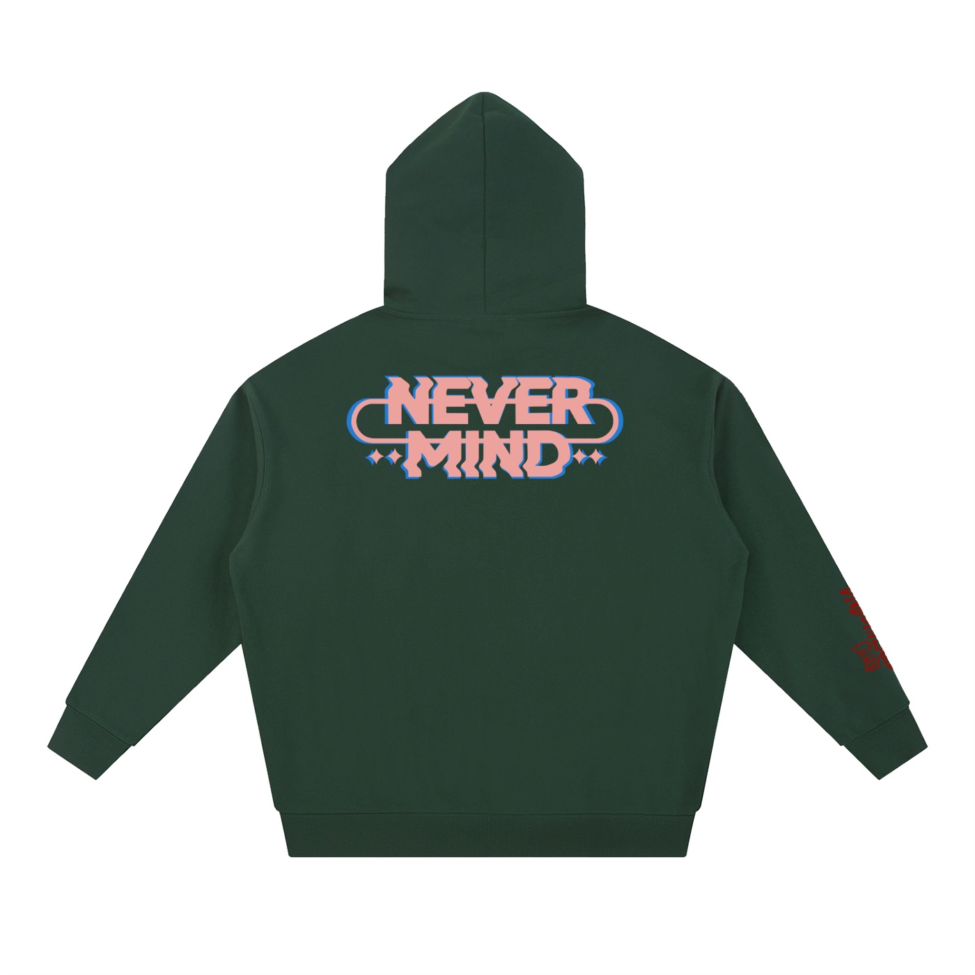 “UNBOTHERED NEVER MIND” Essential Heavyweight Hoodie - Image 24