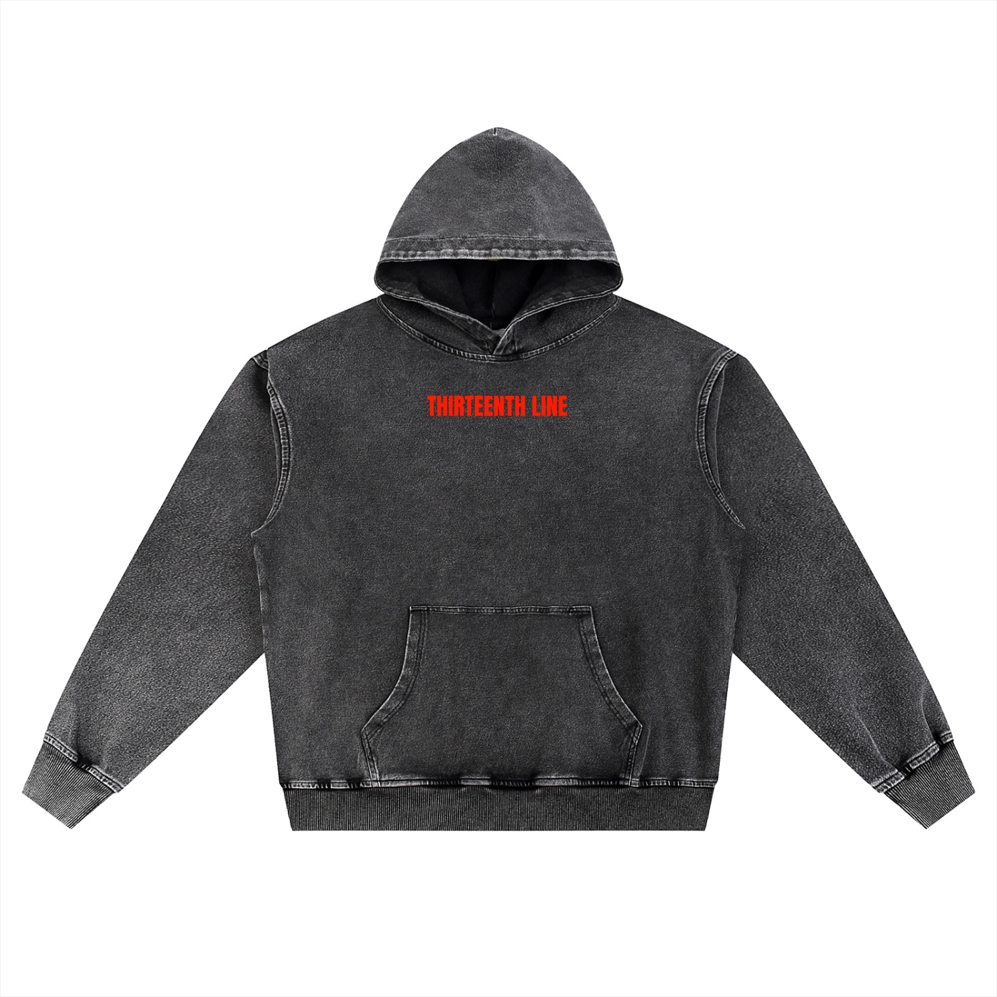 “NEON”Snow Wash Oversized Hoodie