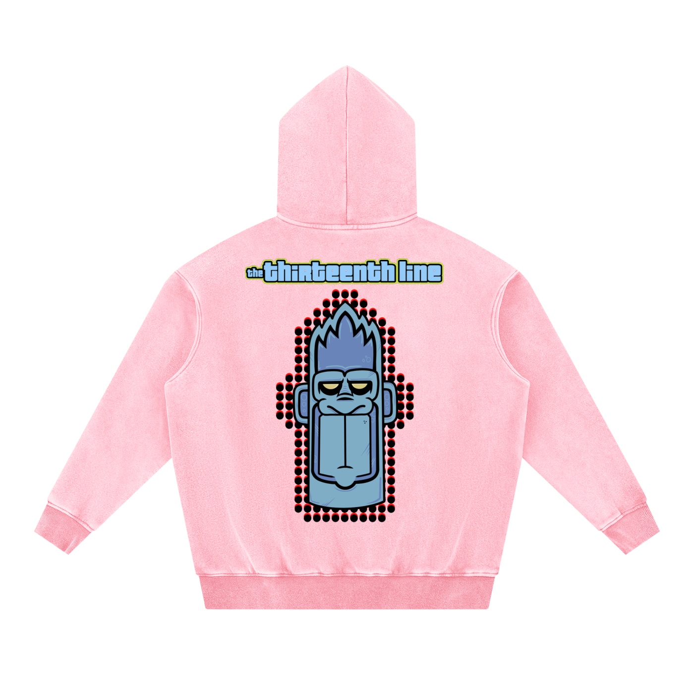 “MONKEY 13”Snow Wash Fleece Oversize Hoodie - Image 18
