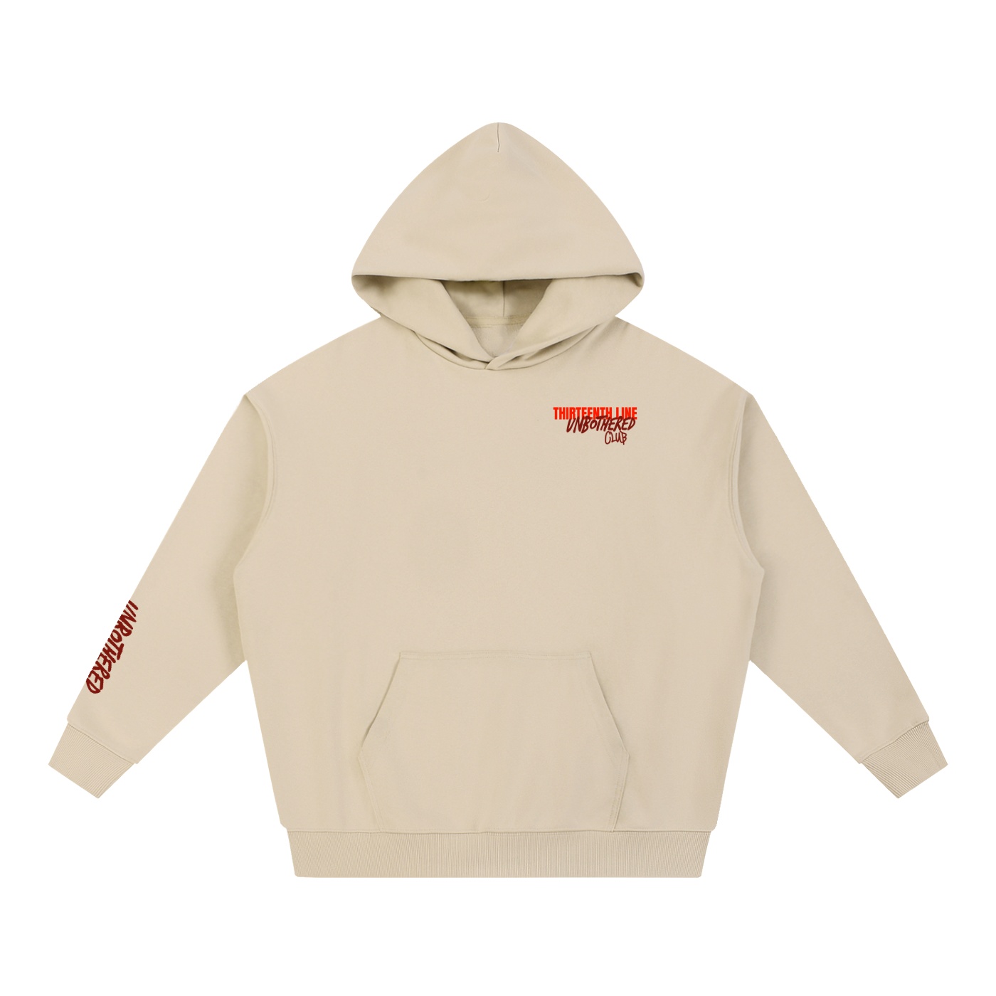 “UNBOTHERED NEVER MIND” Essential Heavyweight Hoodie - Image 13