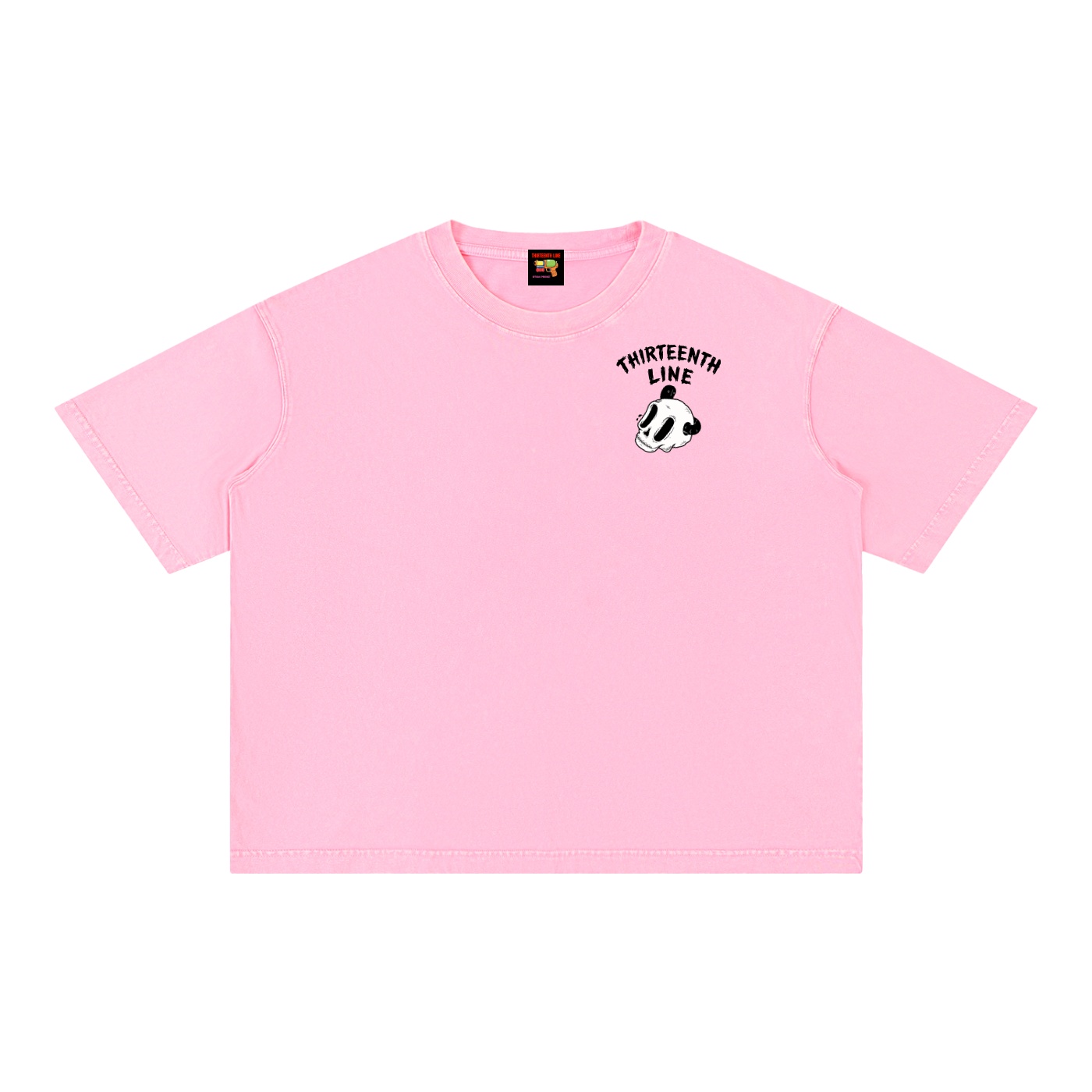 “SKULL WORM” Mineral Wash Boxy Cotton T-Shirt - Image 19