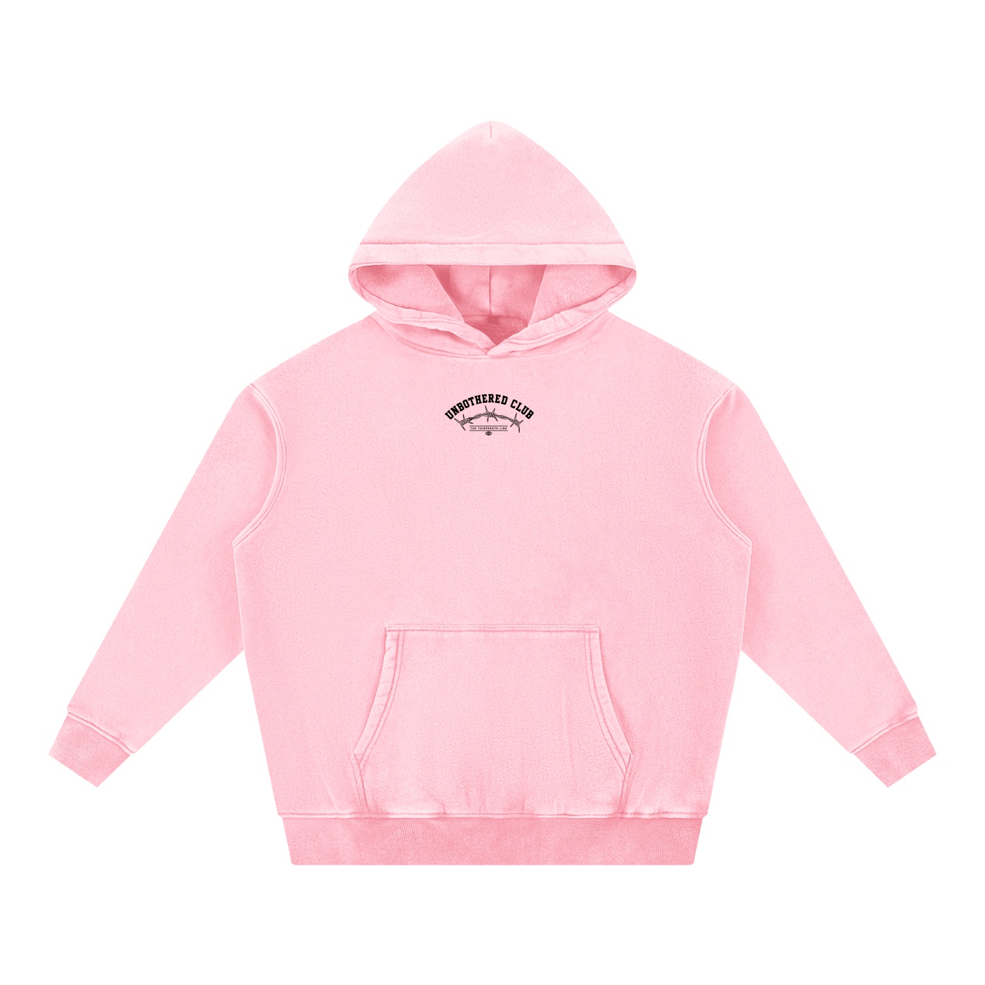 “BAD BRAIN”Snow Wash Fleece Oversize Hoodie - Image 15