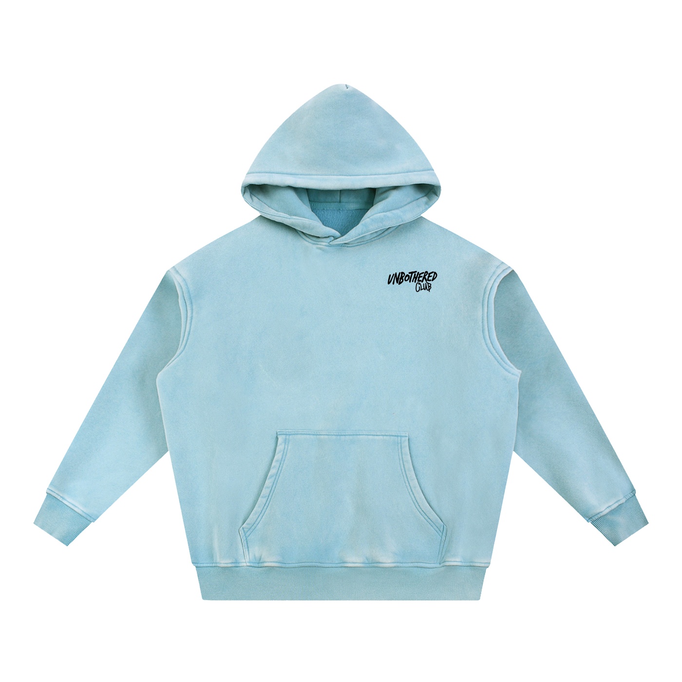 “UFO invasion”Snow Wash Fleece Oversize Hoodie - Image 7