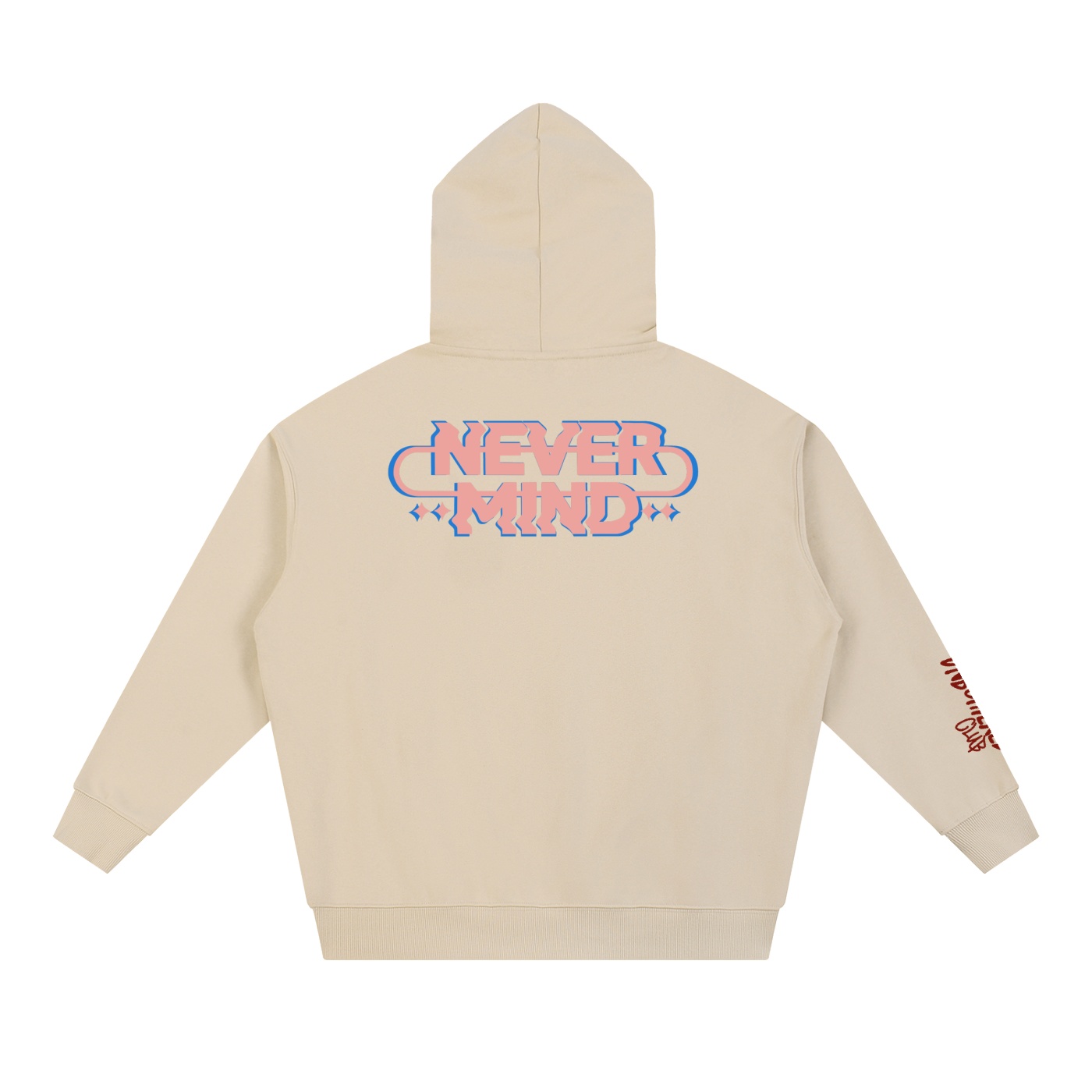 “UNBOTHERED NEVER MIND” Essential Heavyweight Hoodie - Image 14